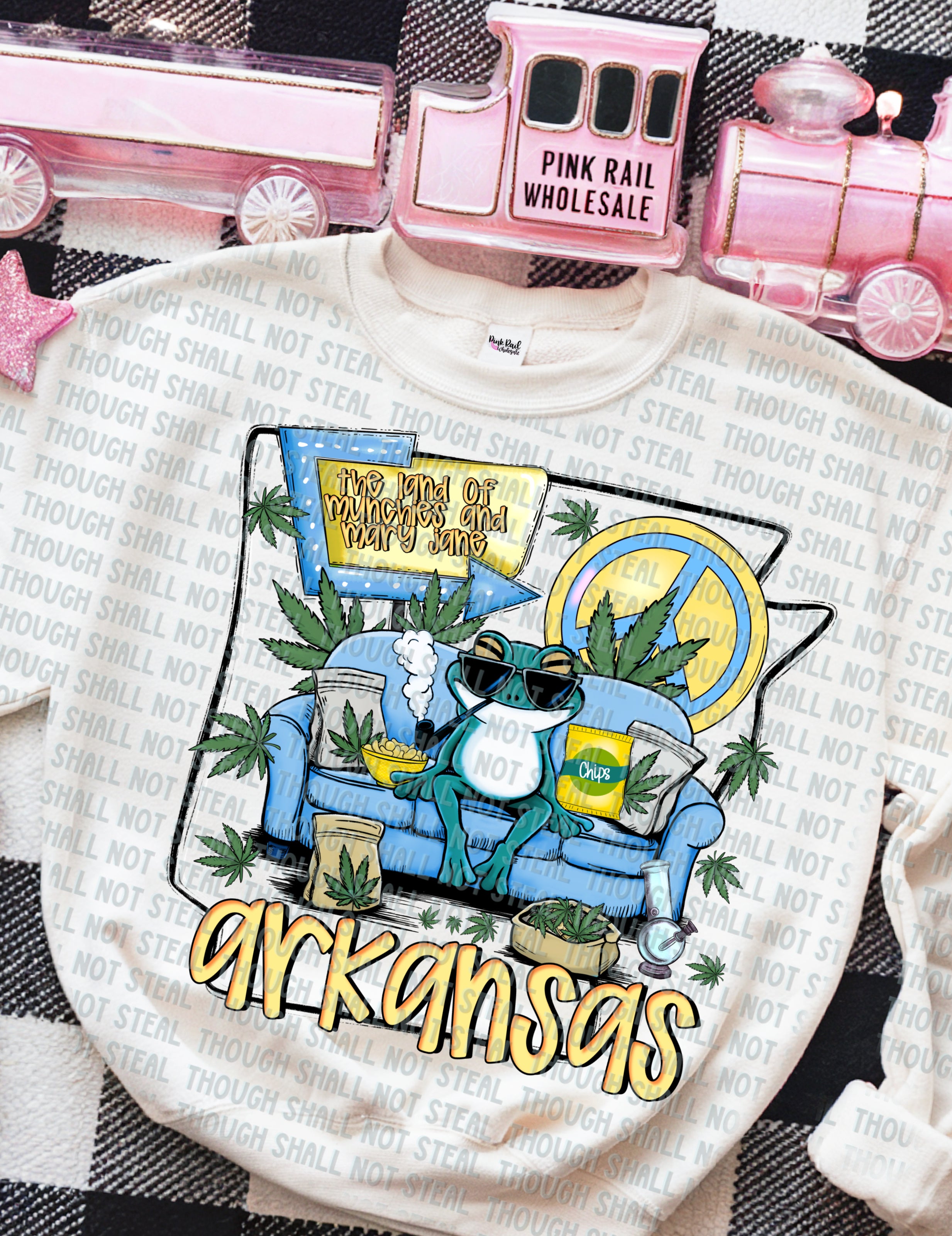 W-26 The Land of Munchies and Mary Jane (Choose your State A-G) Completed Tee