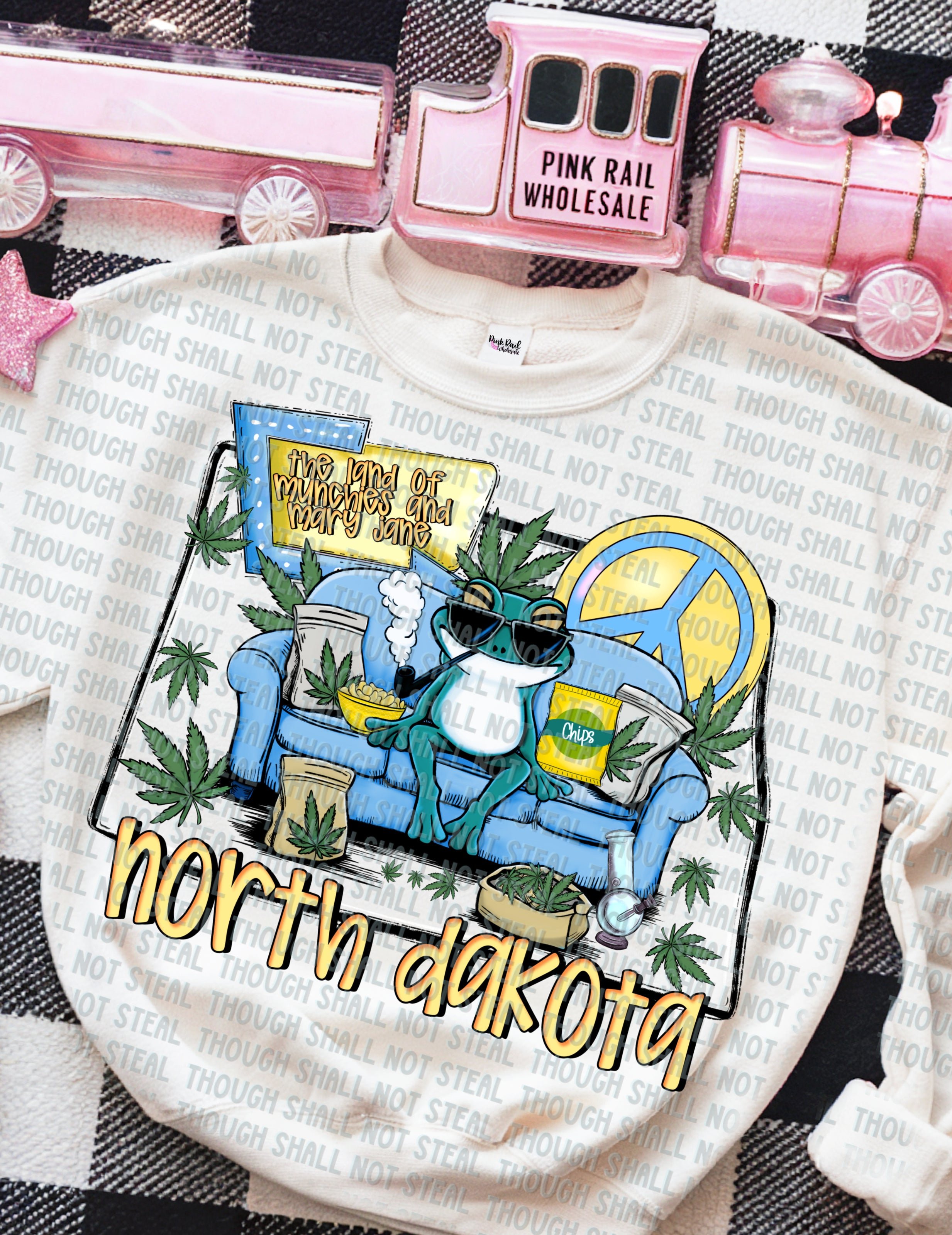 W-26-3 The Land of Munchies and Mary Jane (Choose your State N) DTF Transfer Only