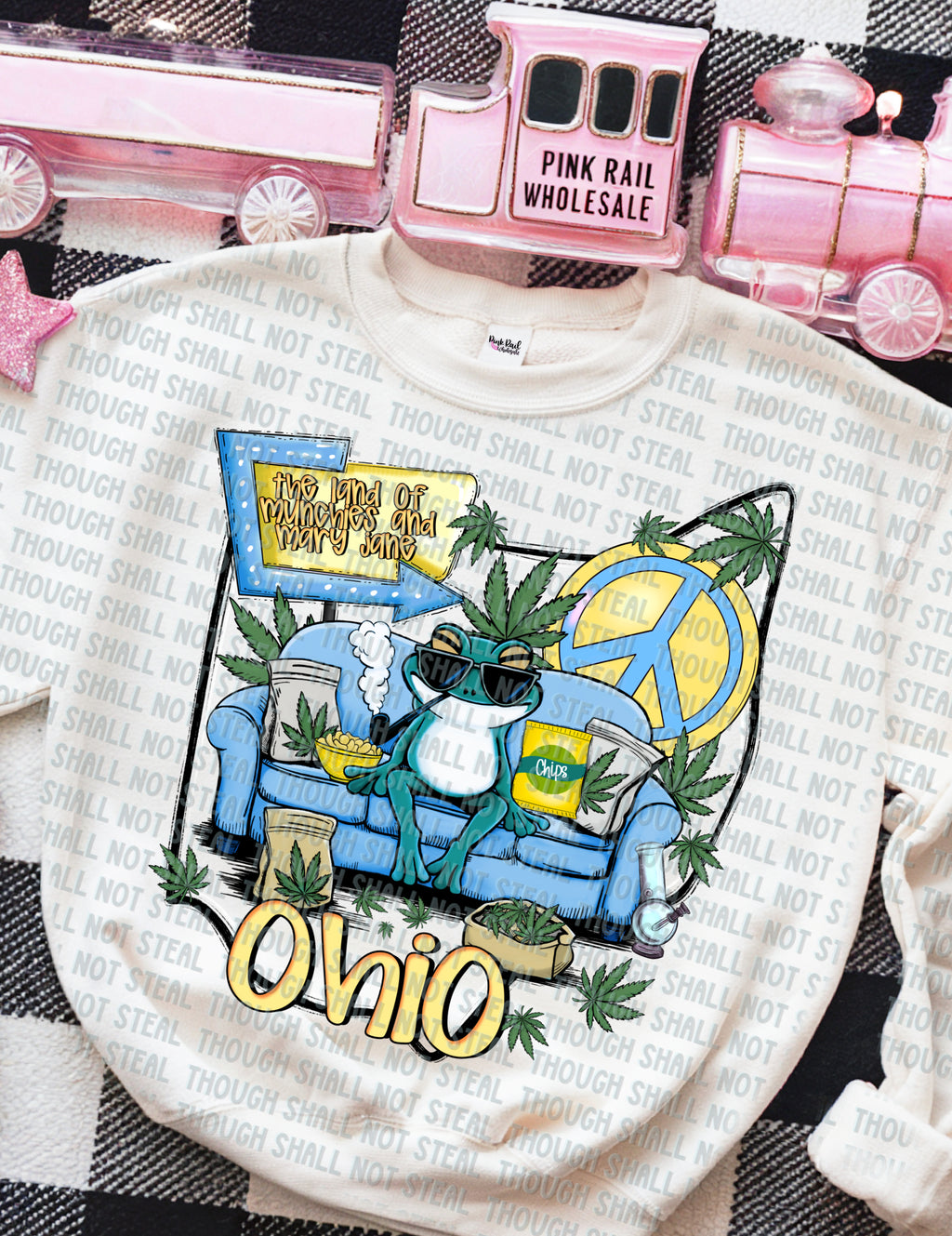 W-26-4 The Land of Munchies and Mary Jane (Choose your State O-S) DTF Transfer Only