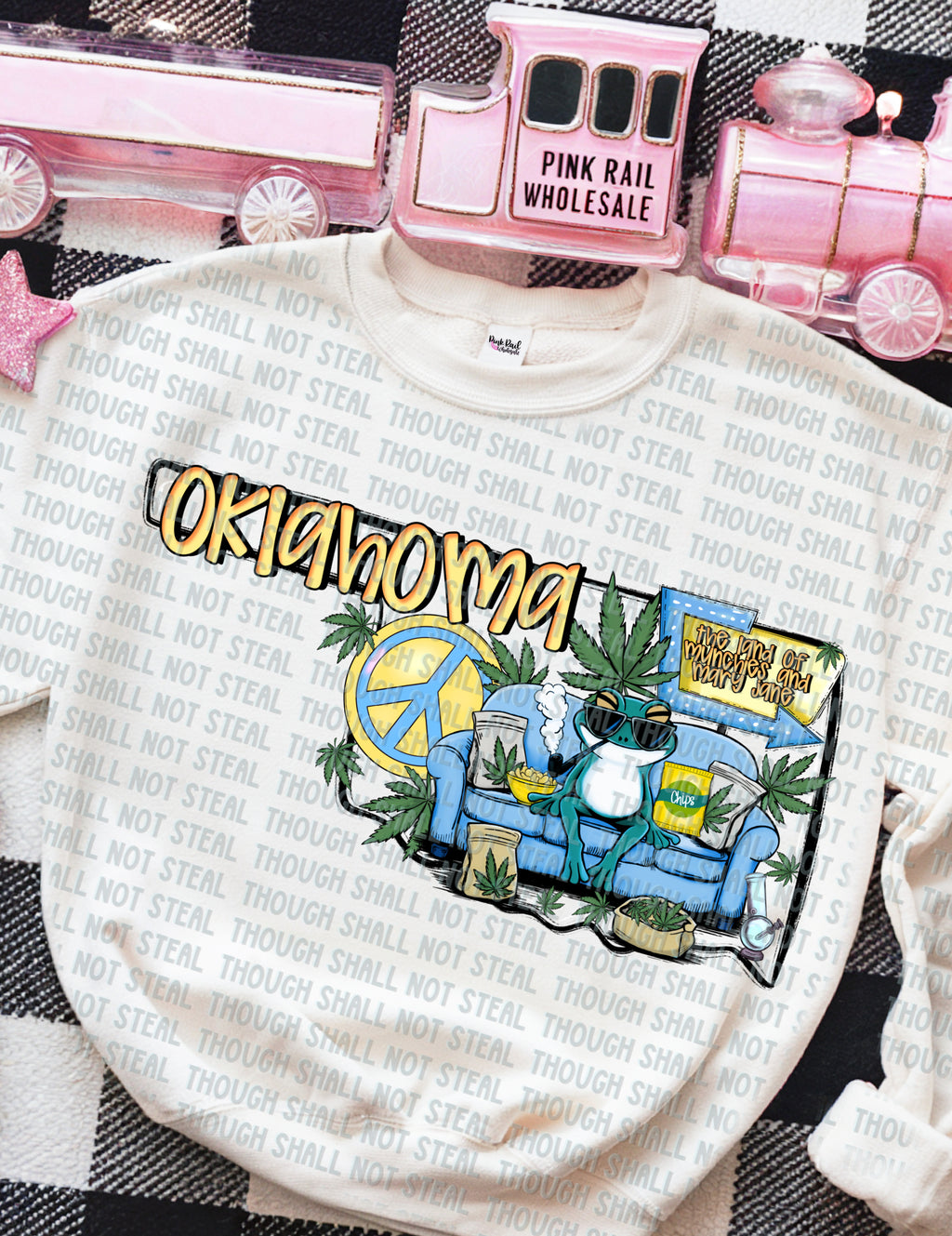 W-26-4 The Land of Munchies and Mary Jane (Choose your State O-S) DTF Transfer Only