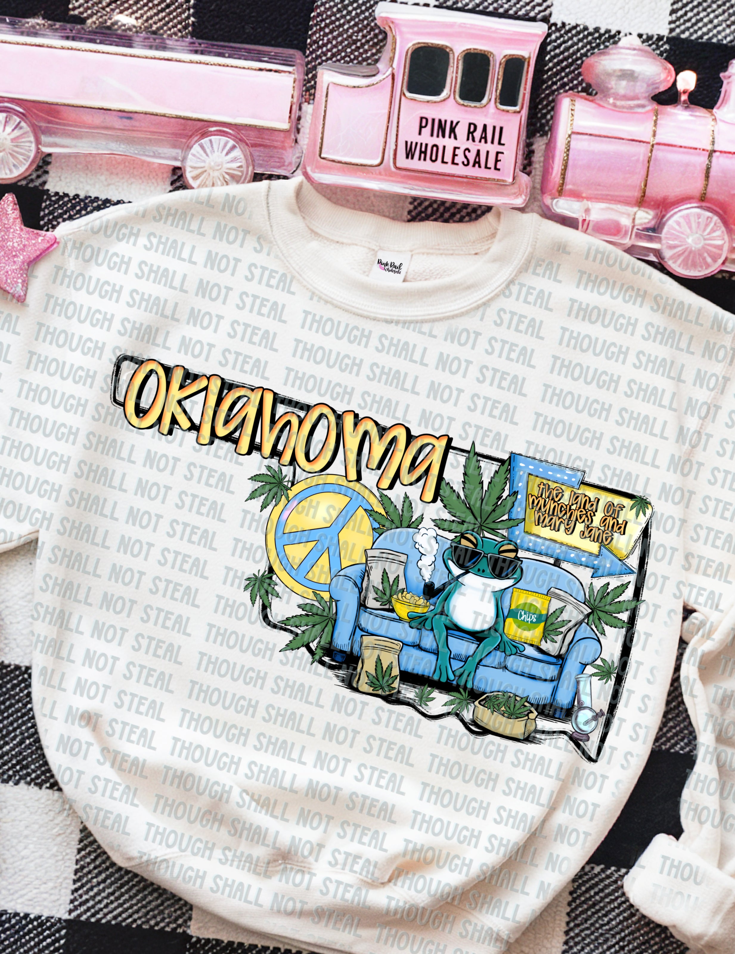 W-26-4 The Land of Munchies and Mary Jane (Choose your State O-S) Completed Tee