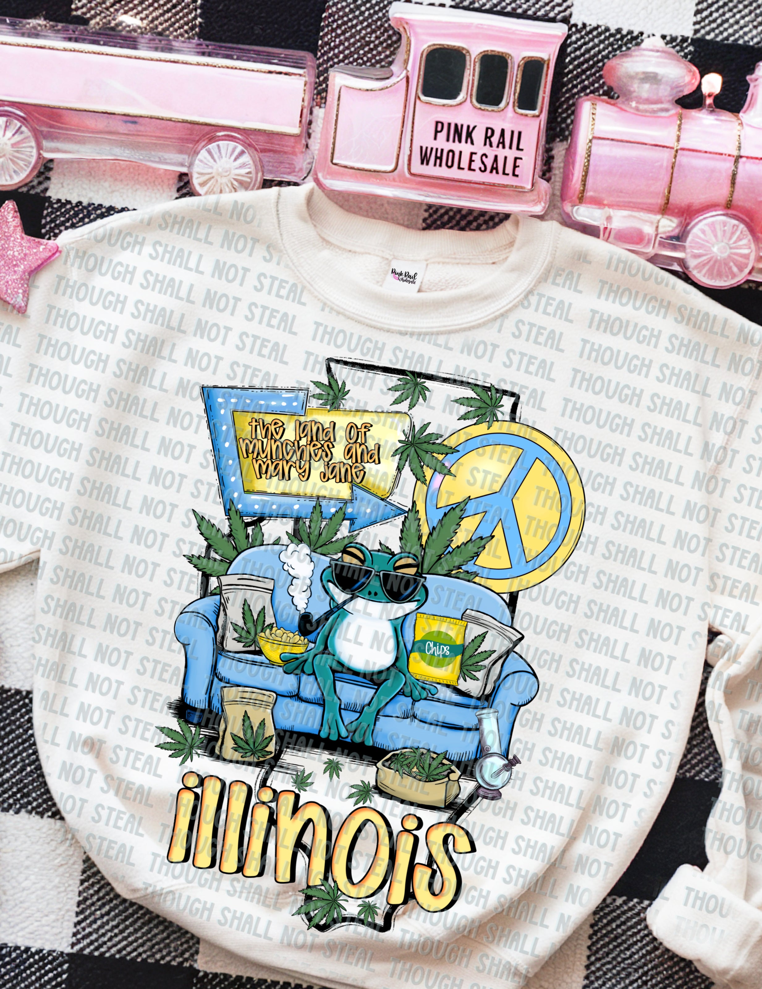 W-26-1 The Land of Munchies and Mary Jane (Choose your State H-L) Completed Tee