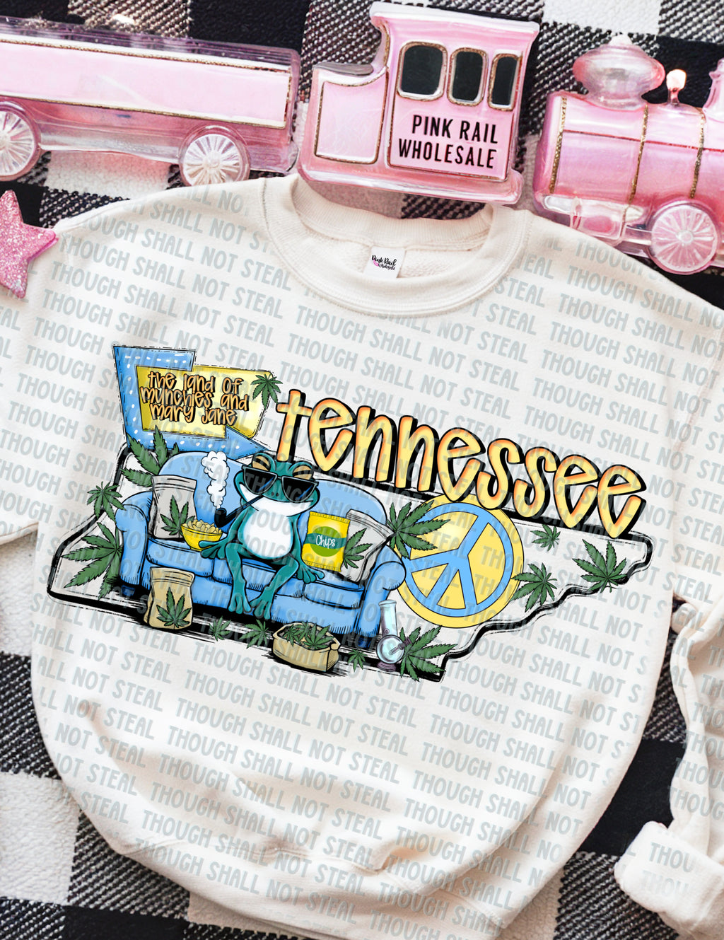 W-26-5 The Land of Munchies and Mary Jane (Choose your State T-Z) Completed Tee