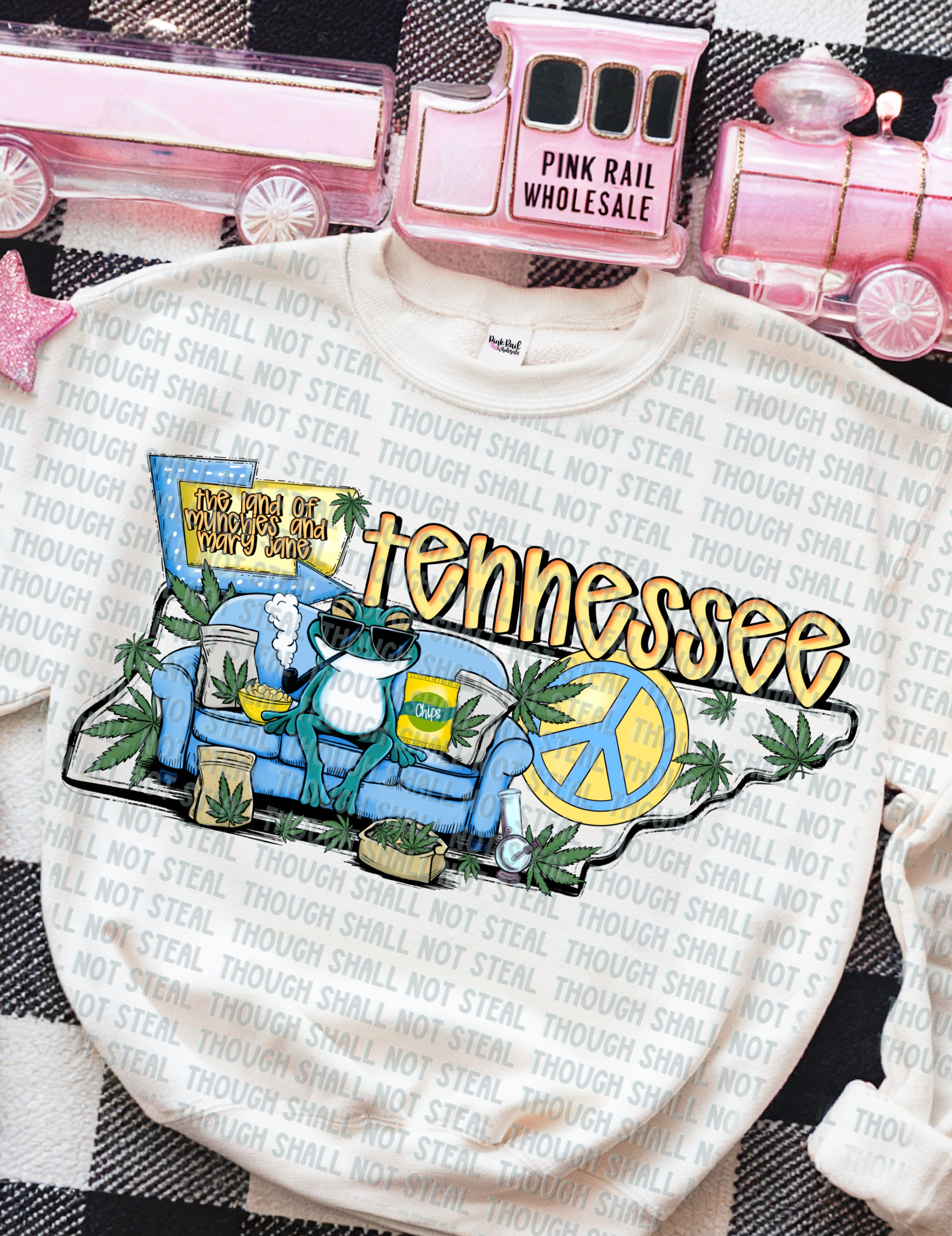 W-26-5 The Land of Munchies and Mary Jane (Choose your State T-Z) Completed Tee