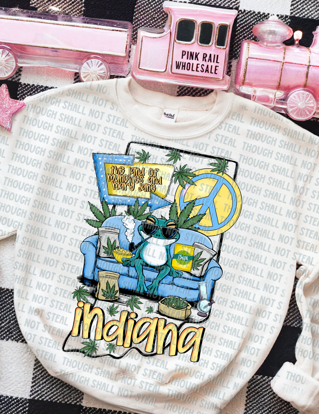 W-26-1 The Land of Munchies and Mary Jane (Choose your State H-L) Completed Tee