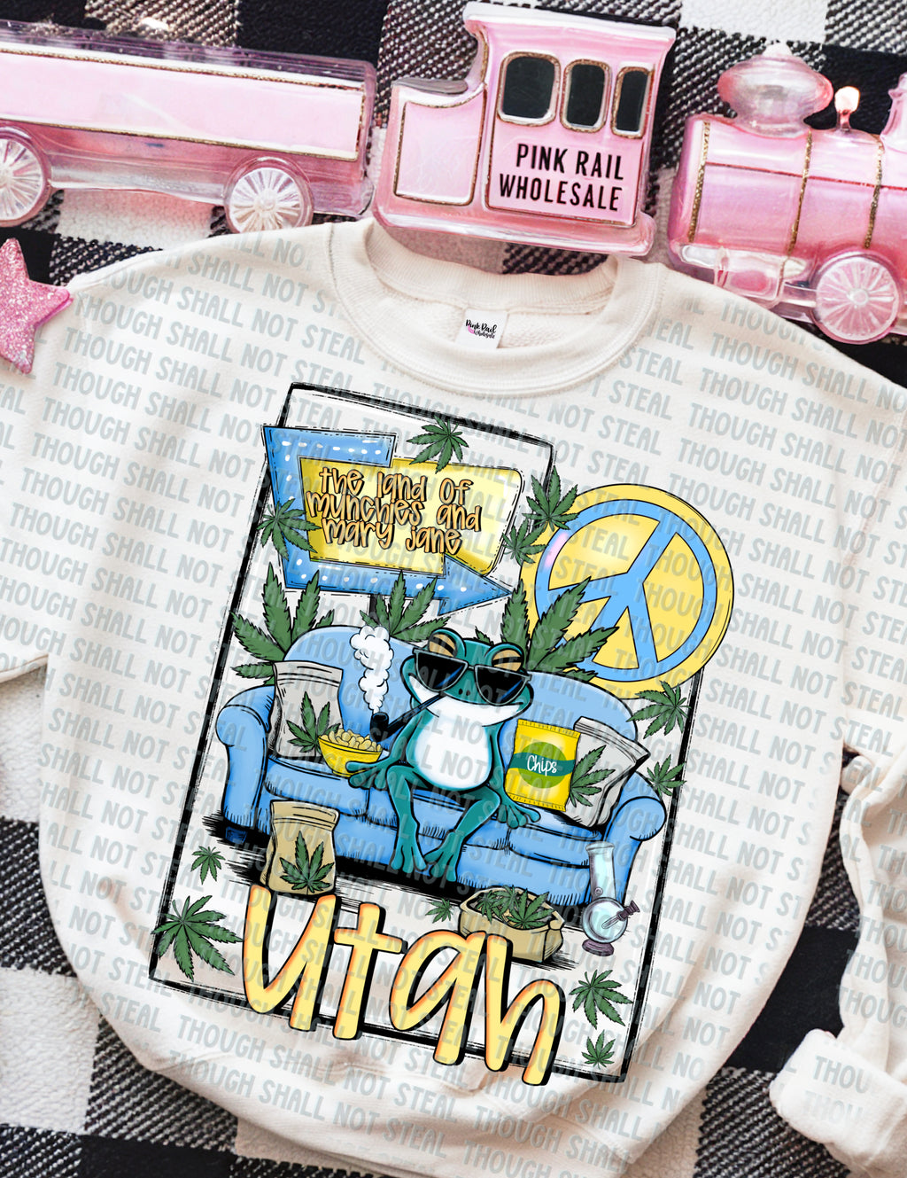 W-26-5 The Land of Munchies and Mary Jane (Choose your State T-Z) Completed Tee