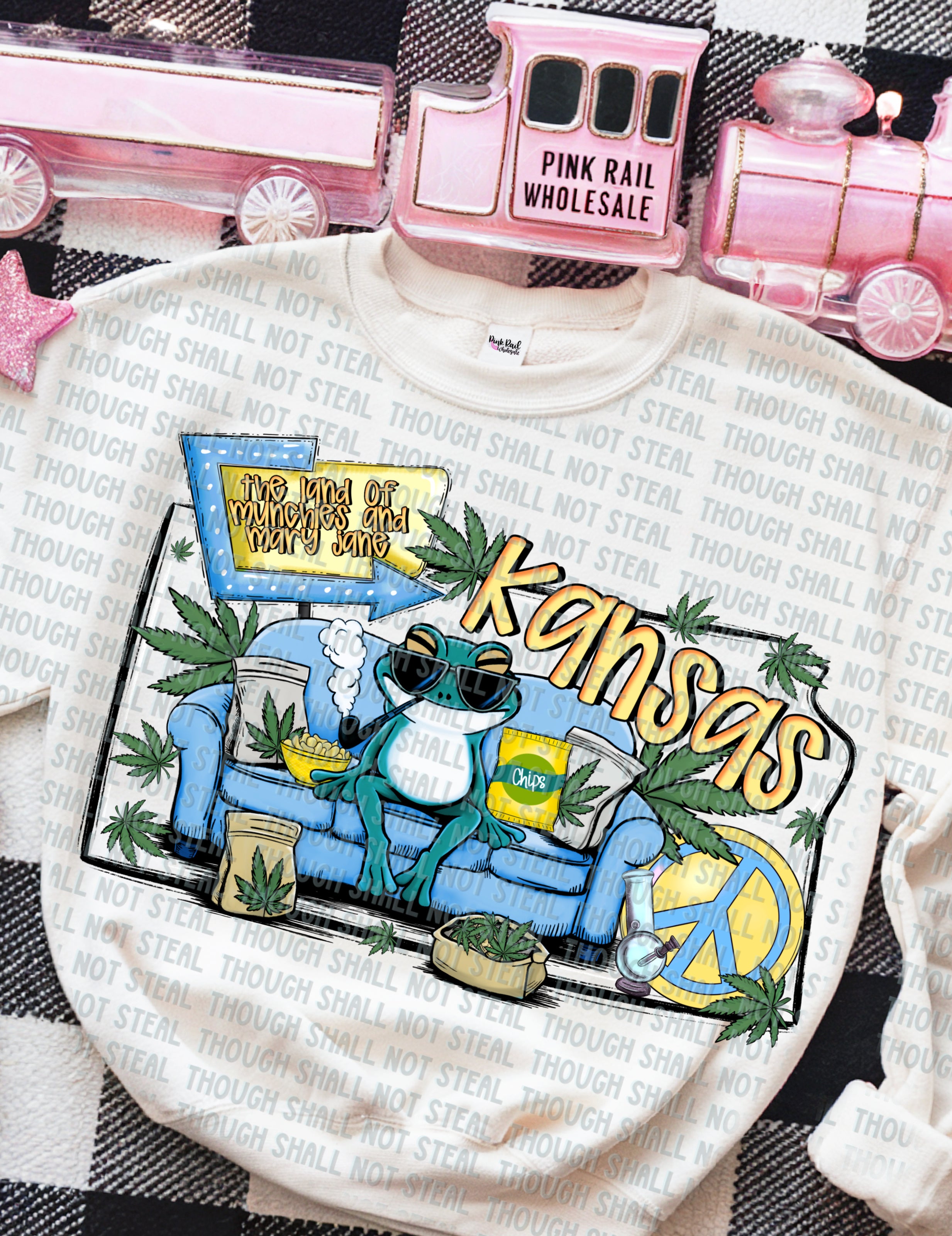 W-26-1 The Land of Munchies and Mary Jane (Choose your State H-L) Completed Tee