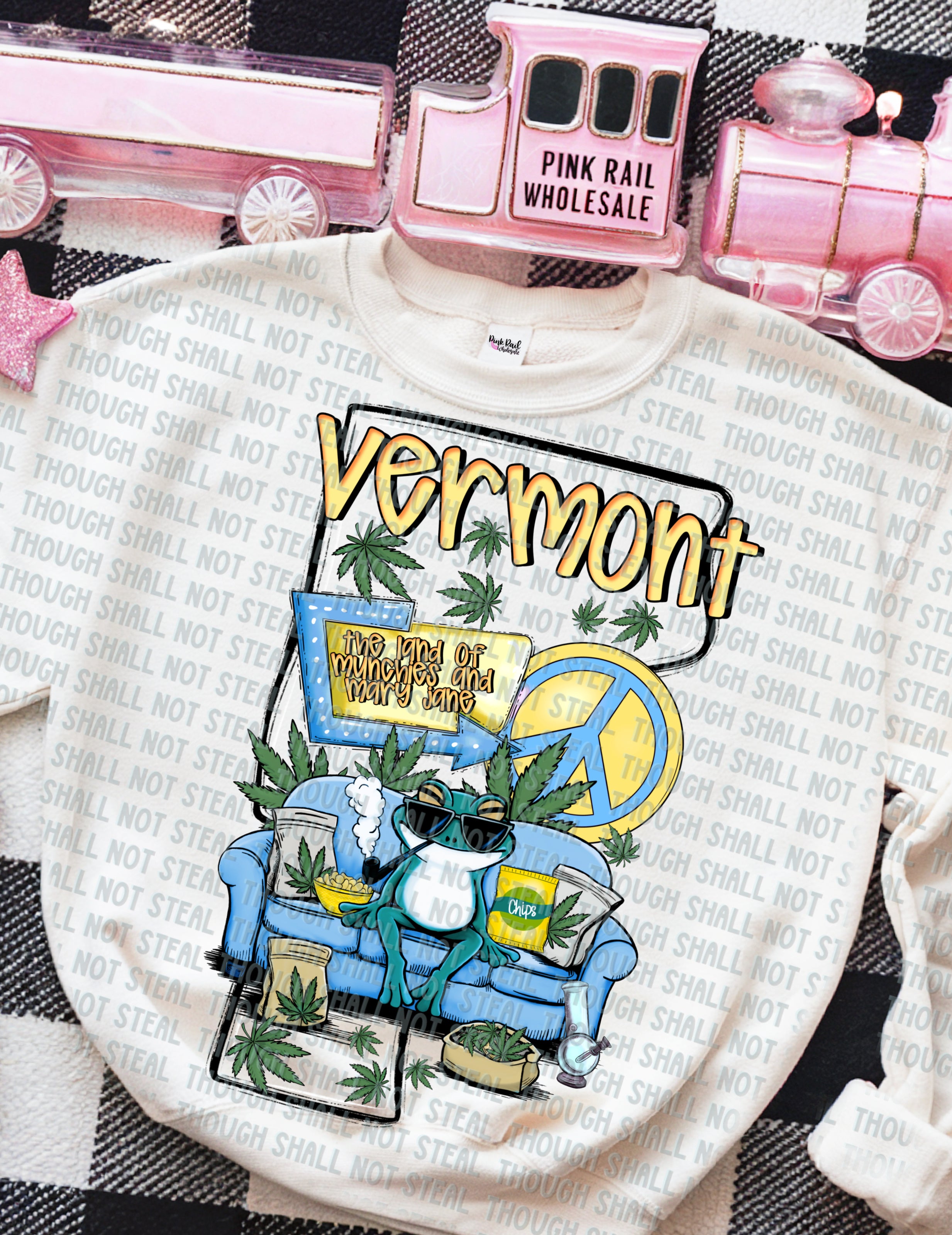 W-26-5 The Land of Munchies and Mary Jane (Choose your State T-Z) Completed Tee