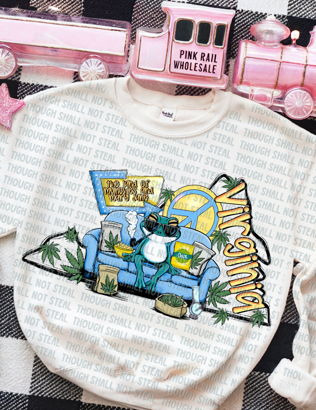 W-26-5 The Land of Munchies and Mary Jane (Choose your State T-Z) Completed Tee