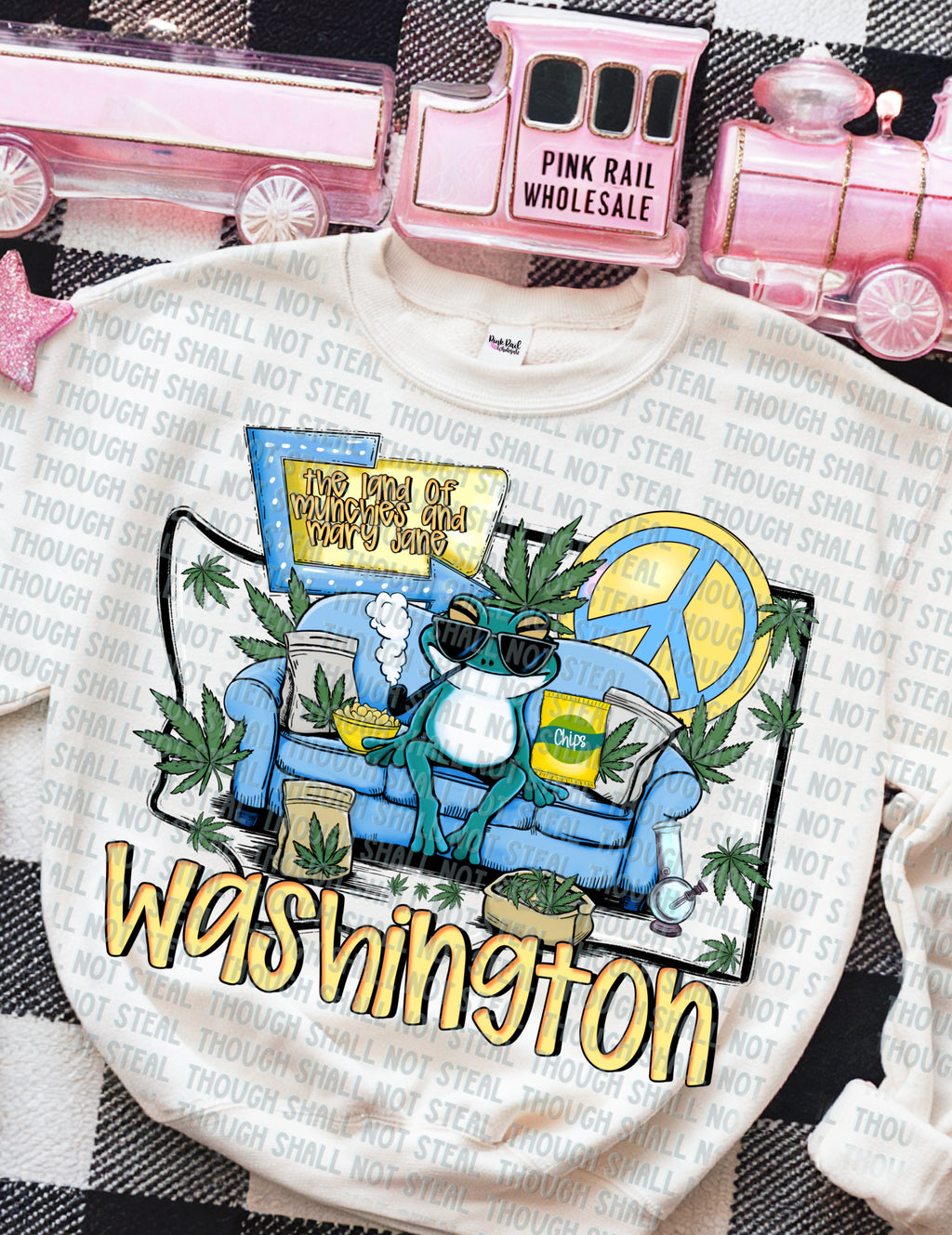 W-26-5 The Land of Munchies and Mary Jane (Choose your State T-Z) Completed Tee