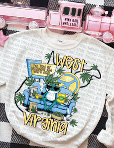 W-26-5 The Land of Munchies and Mary Jane (Choose your State T-Z) DTF Transfer Only