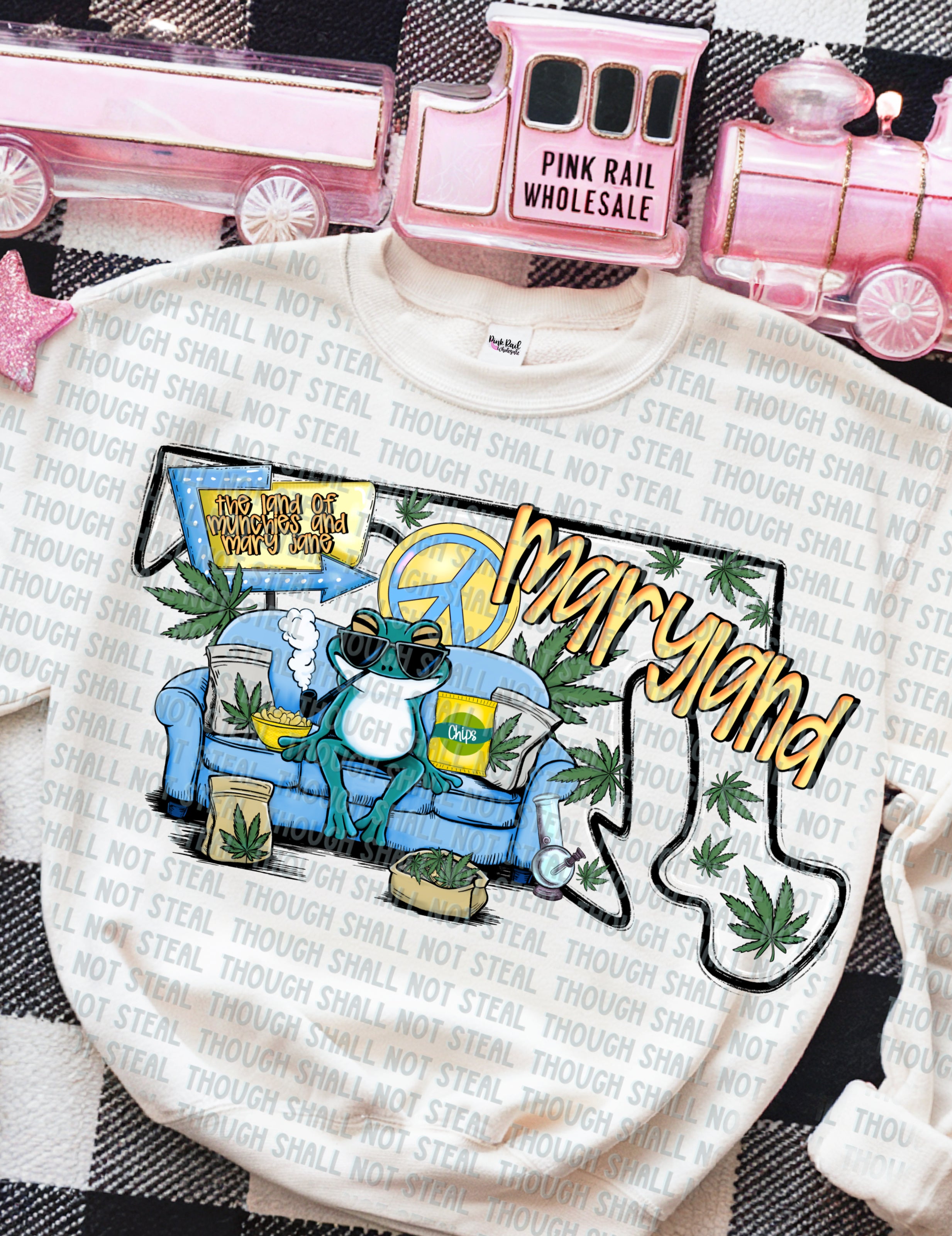 W-26-2 The Land of Munchies and Mary Jane (Choose your State M) Completed Tee