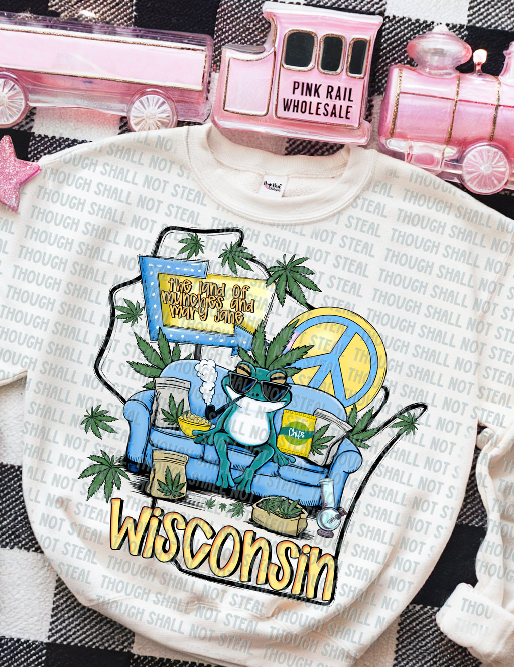 W-26-5 The Land of Munchies and Mary Jane (Choose your State T-Z) Completed Tee