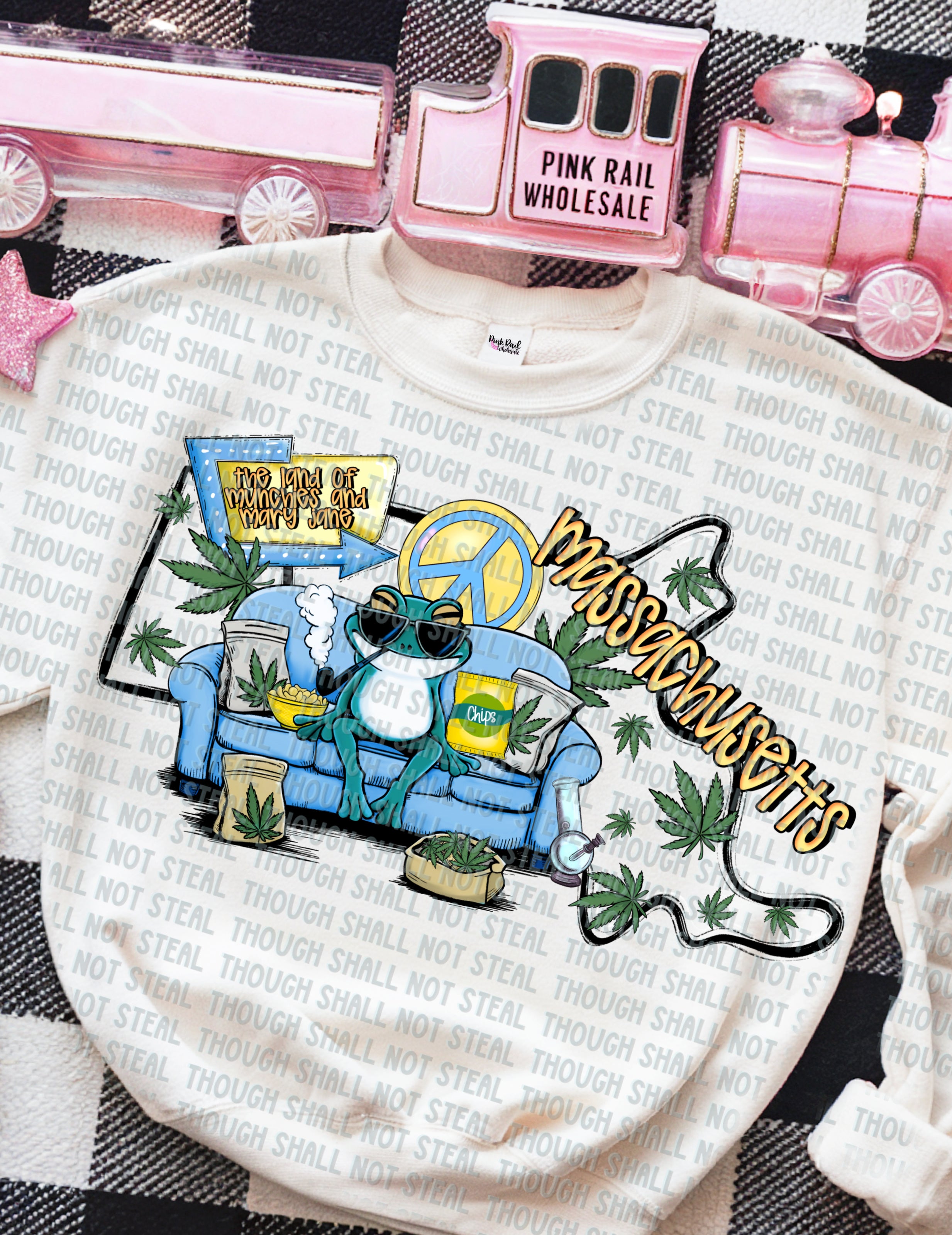 W-26-2 The Land of Munchies and Mary Jane (Choose your State M) Completed Tee