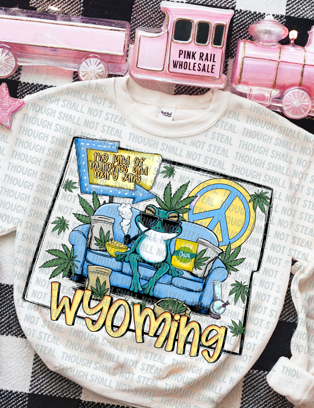 W-26-5 The Land of Munchies and Mary Jane (Choose your State T-Z) Completed Tee