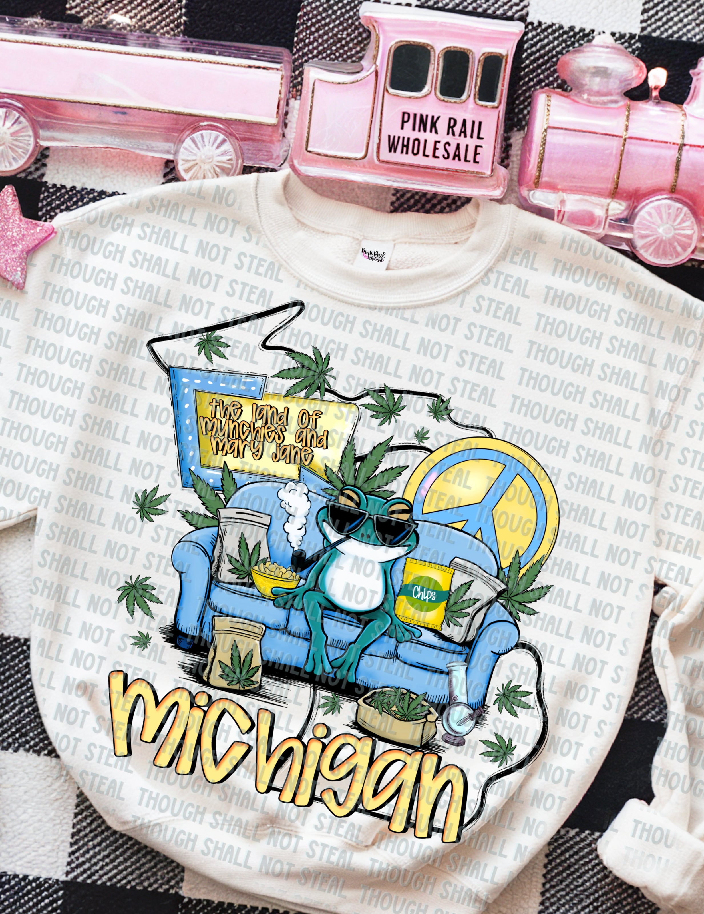 W-26-2 The Land of Munchies and Mary Jane (Choose your State M) Completed Tee