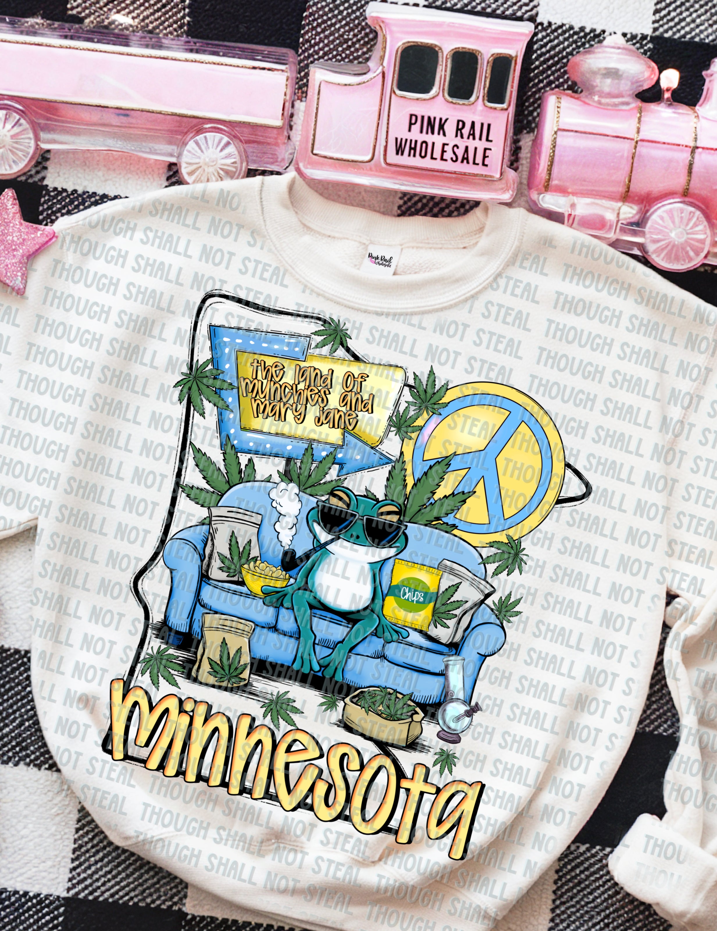 W-26-2 The Land of Munchies and Mary Jane (Choose your State M) Completed Tee