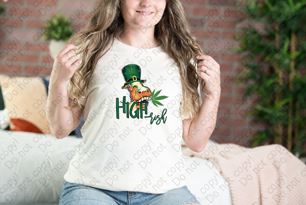 W-33 High-rish with Horse Completed Tee
