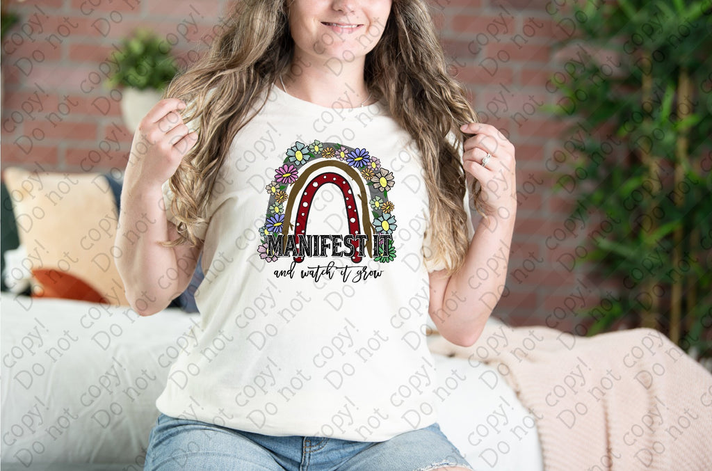W-41 Manifest It and Watch it Grow Completed Tee