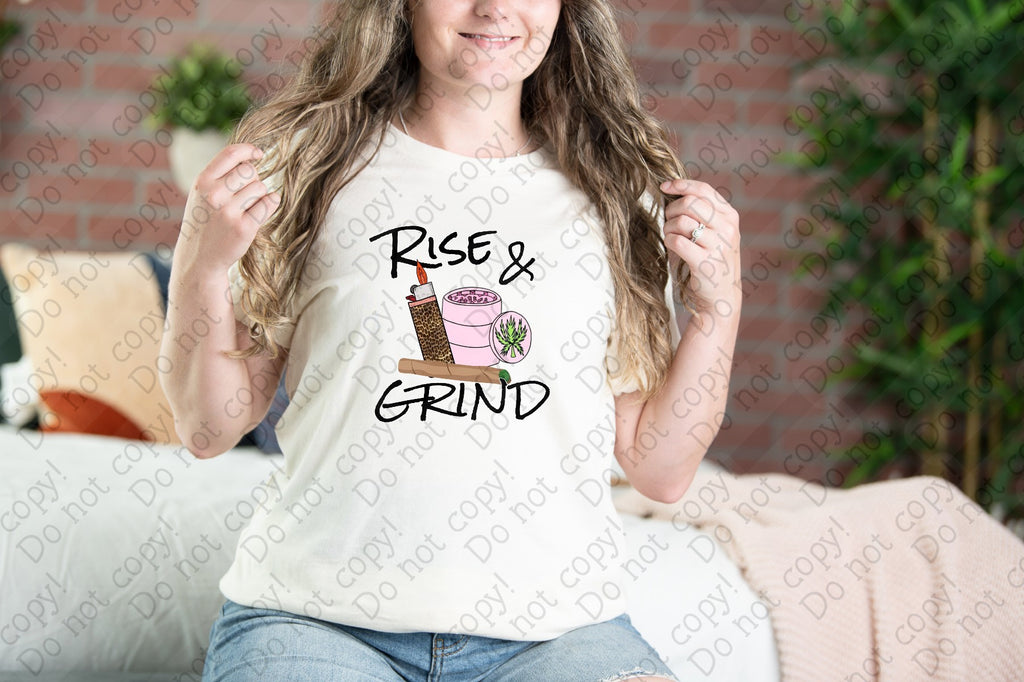 W-46 Rise and Grind Pot Paraphernalia Completed Tee