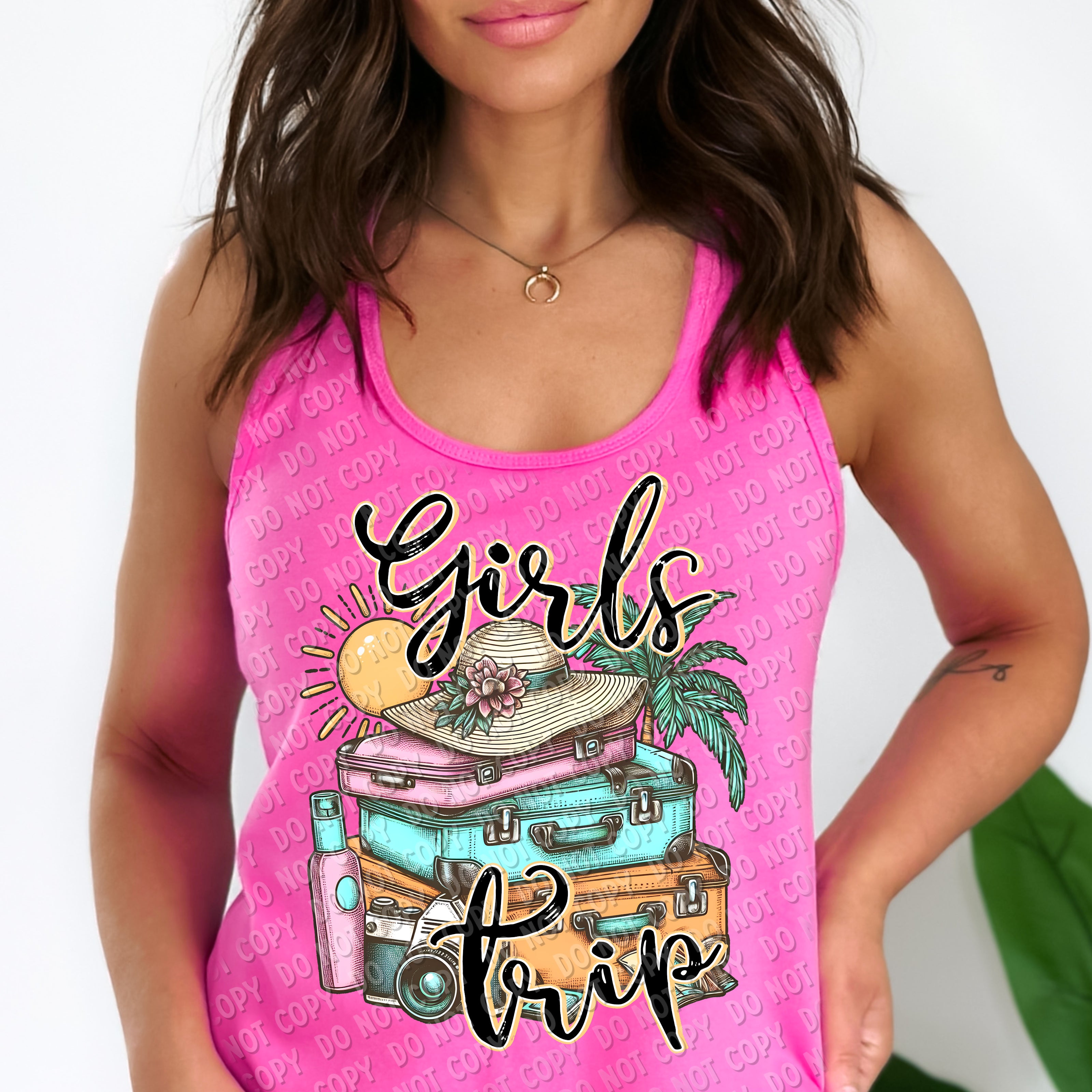 Y-01 Girls Trip - Suitcases DTF TRANSFER ONLY