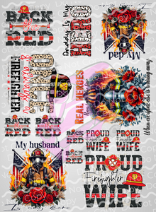 Firefighter Mini Sheet