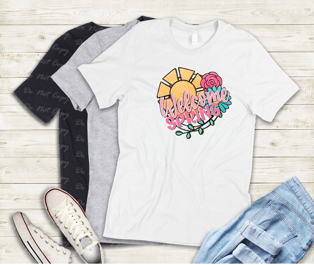 g-17 welcome spring Completed Tee