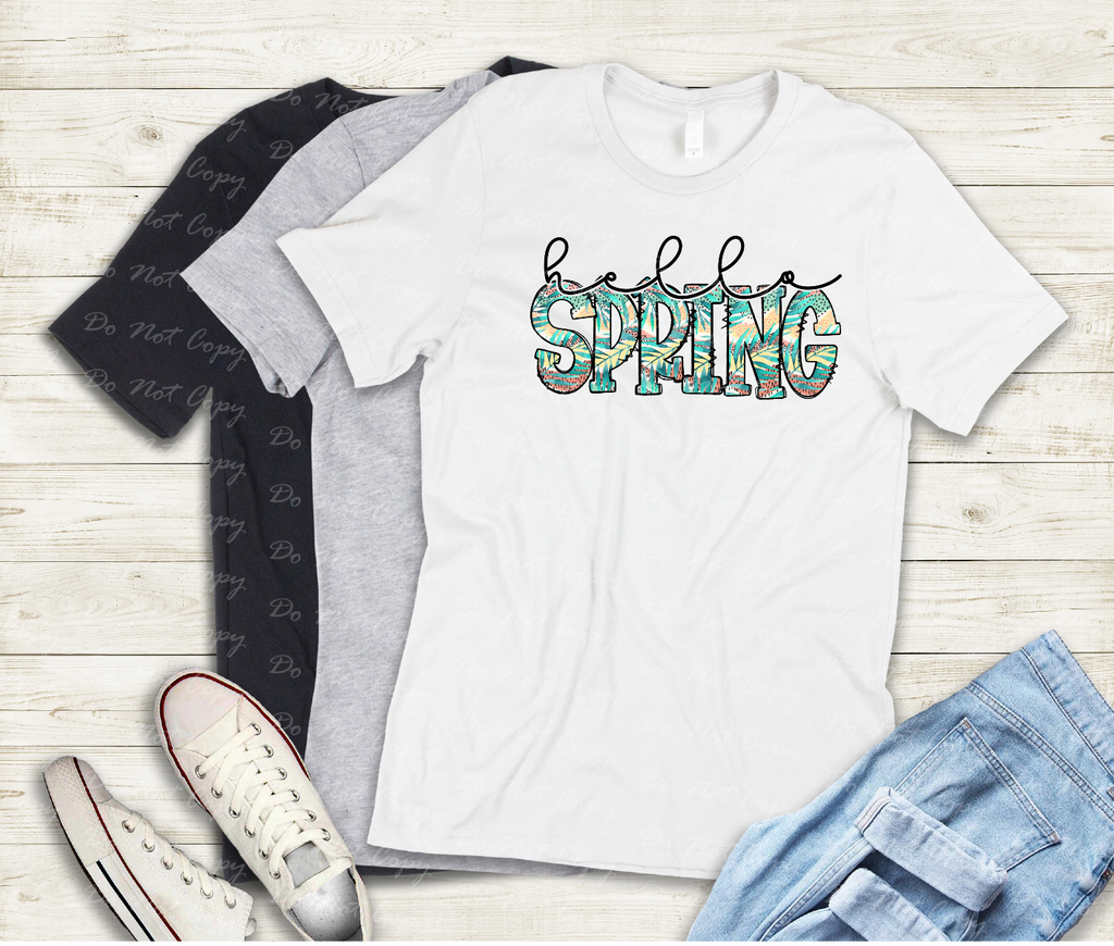 g-18 hello spring 2 Completed Tee