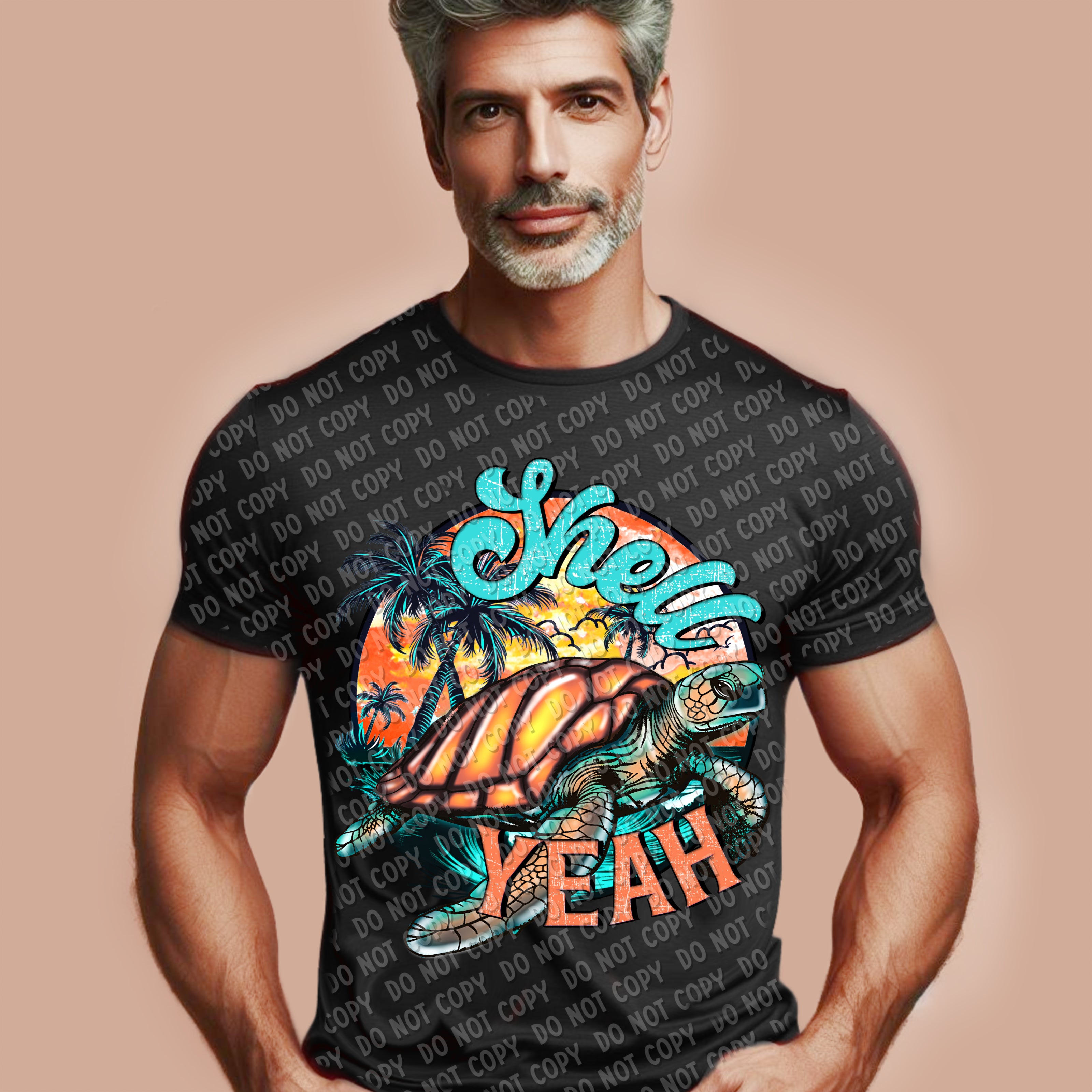 h-102 Shell Yeah Masculine DTF Transfer ONLY