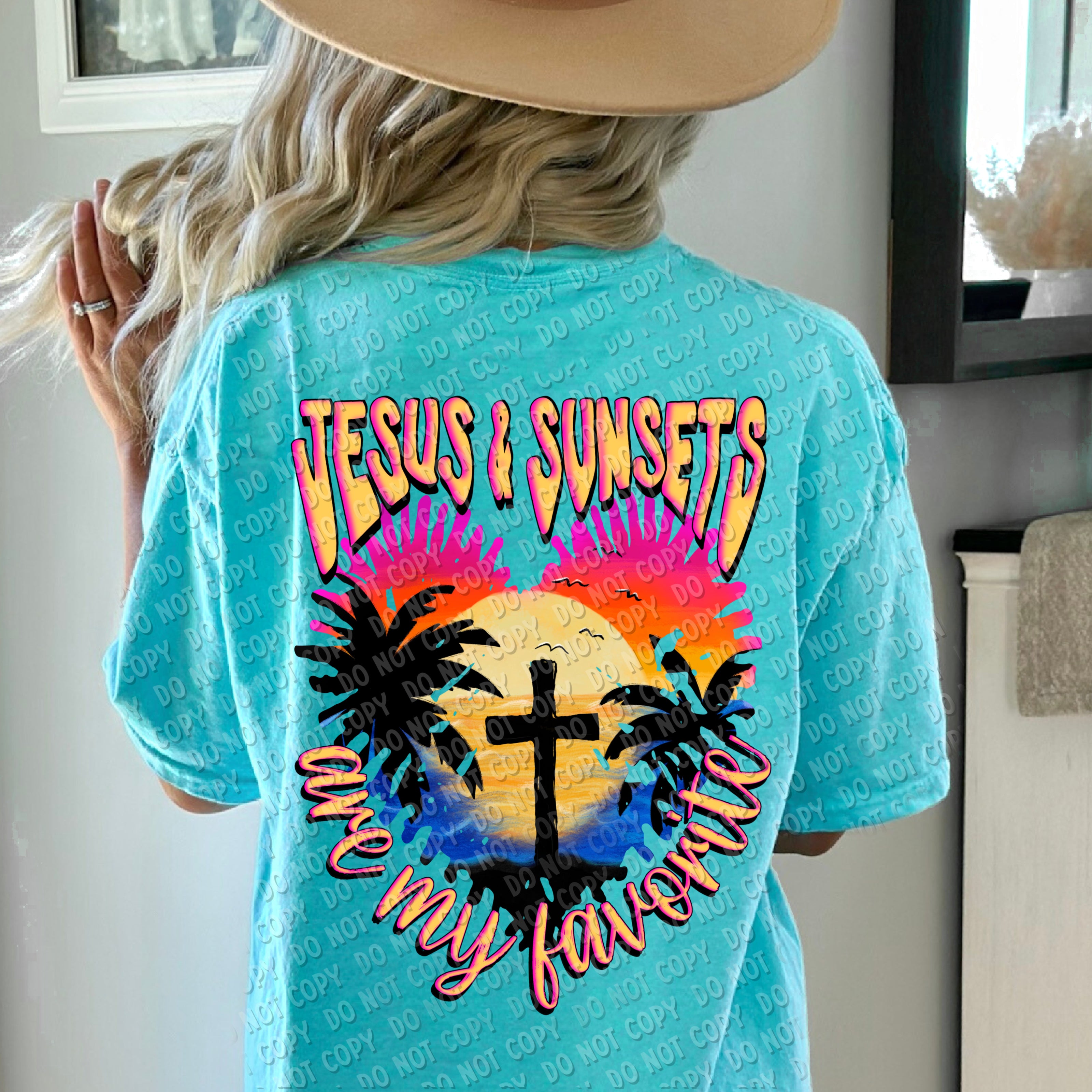 o-23 Jesus & Sunsets 2 DTF TRANSFER ONLY