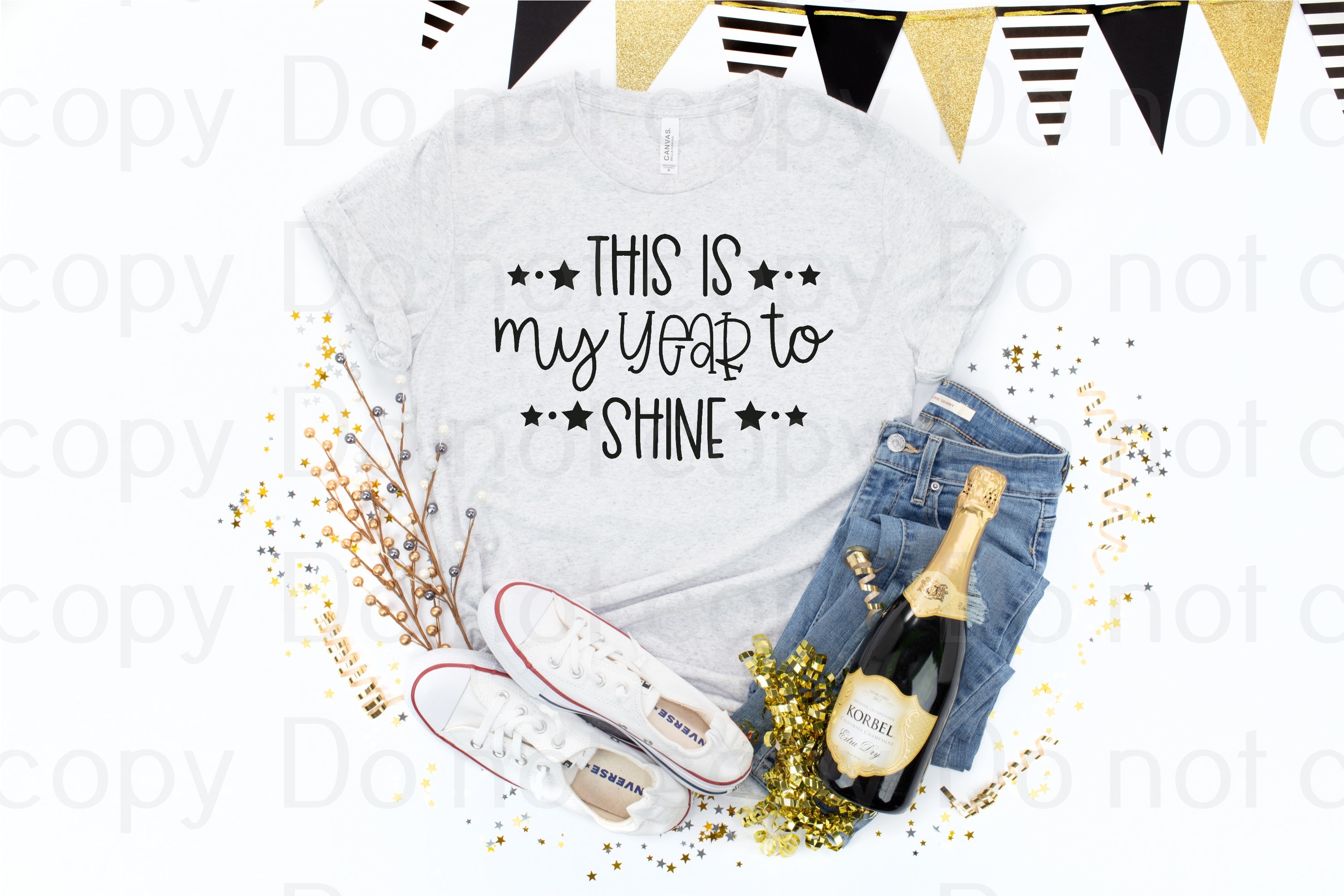 01-16 This is my year to shine DTF TRANSFER ONLY