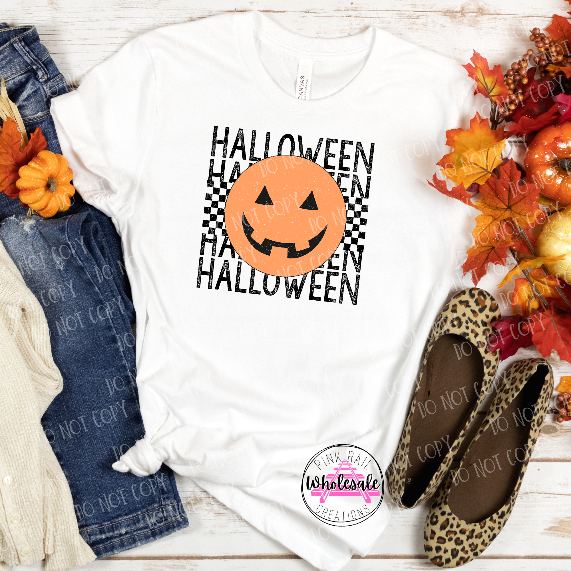 10-13  Halloween Jack O Lantern Smile  DTF TRANSFER ONLY