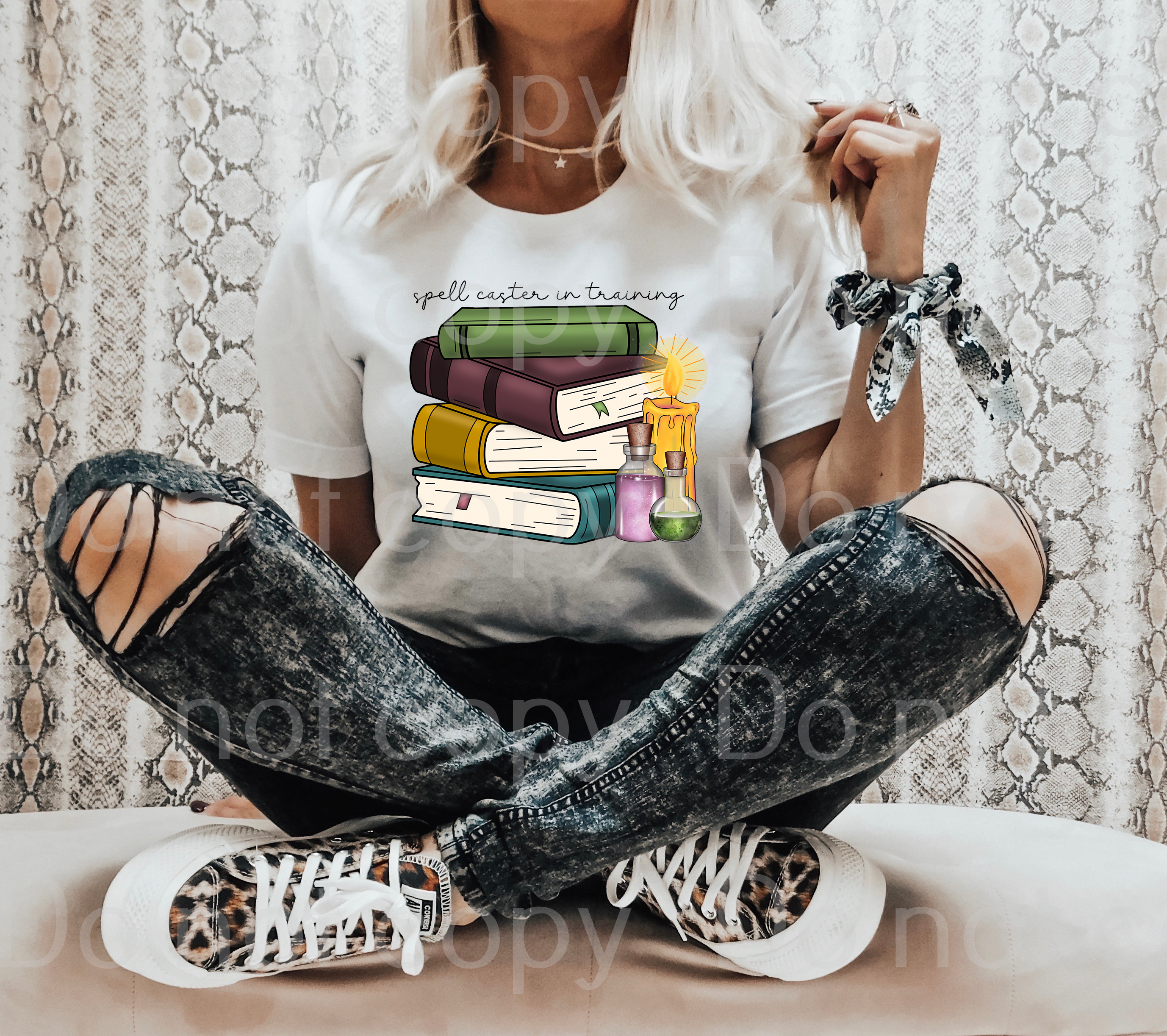 10-73 Spell caster in training DTF TRANSFER ONLY