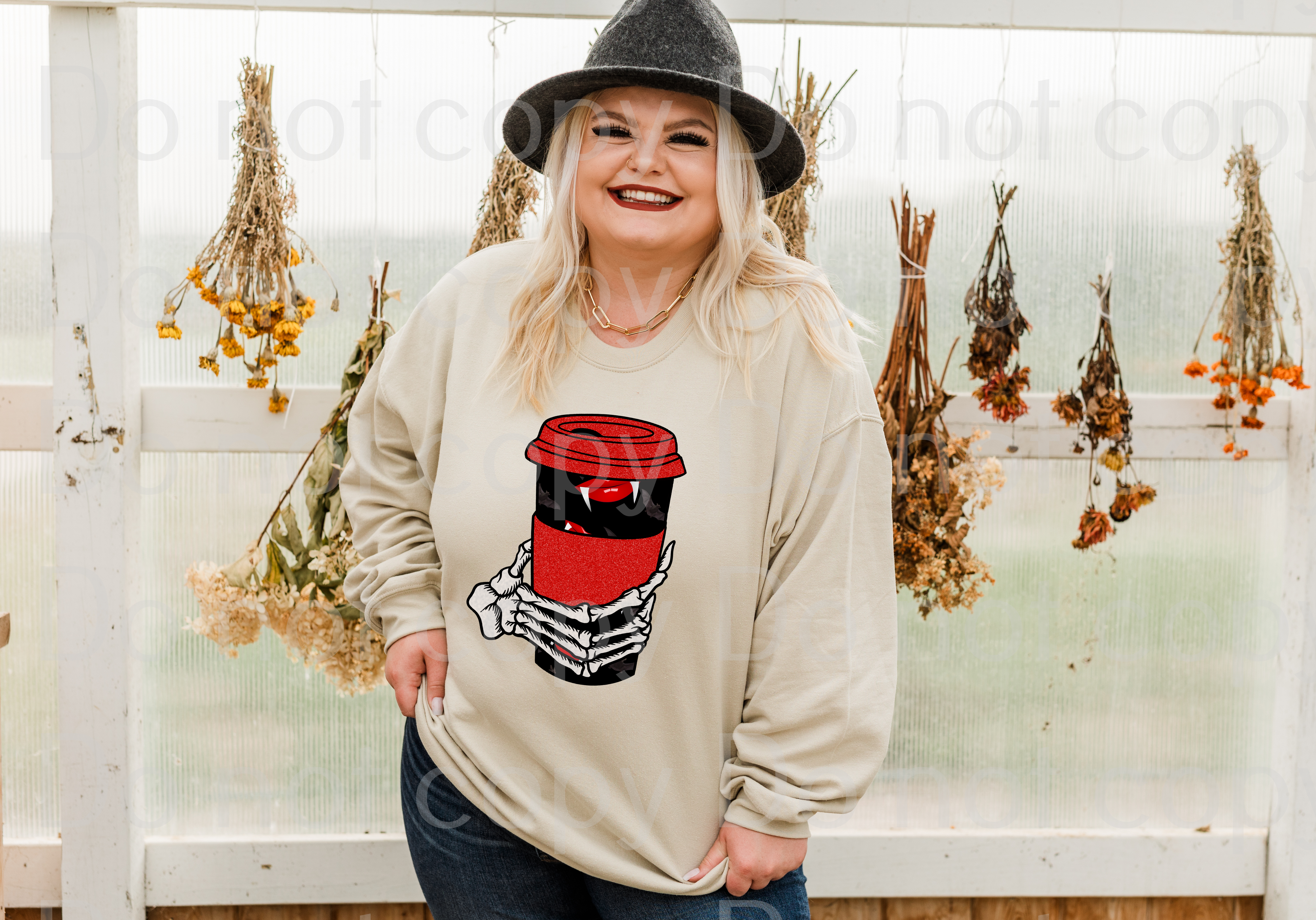 10-45 Skellie coffee DTF TRANSFER ONLY