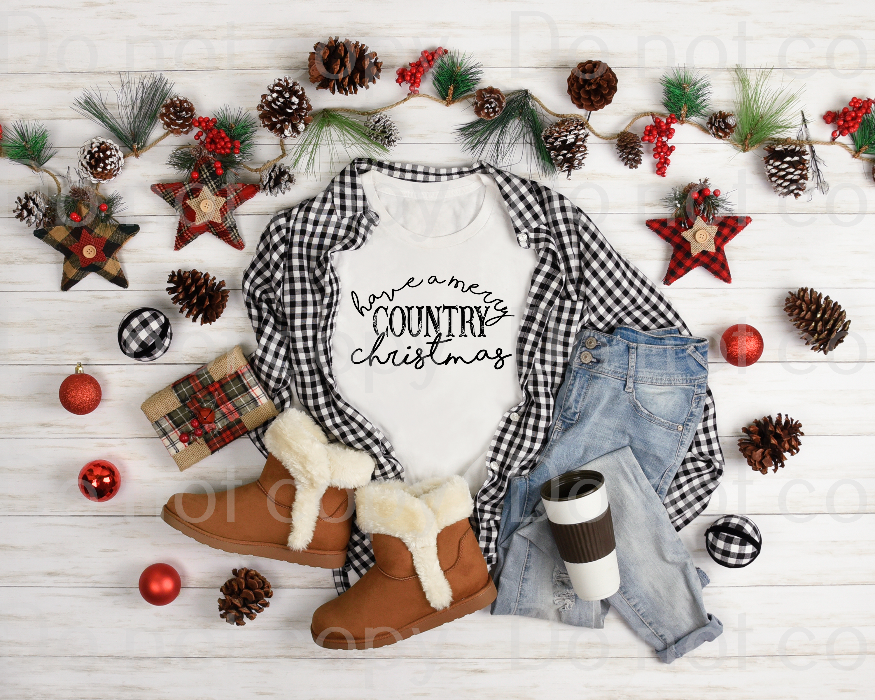 12-12 Have a Merry country Christmas DTF TRANSFER ONLY