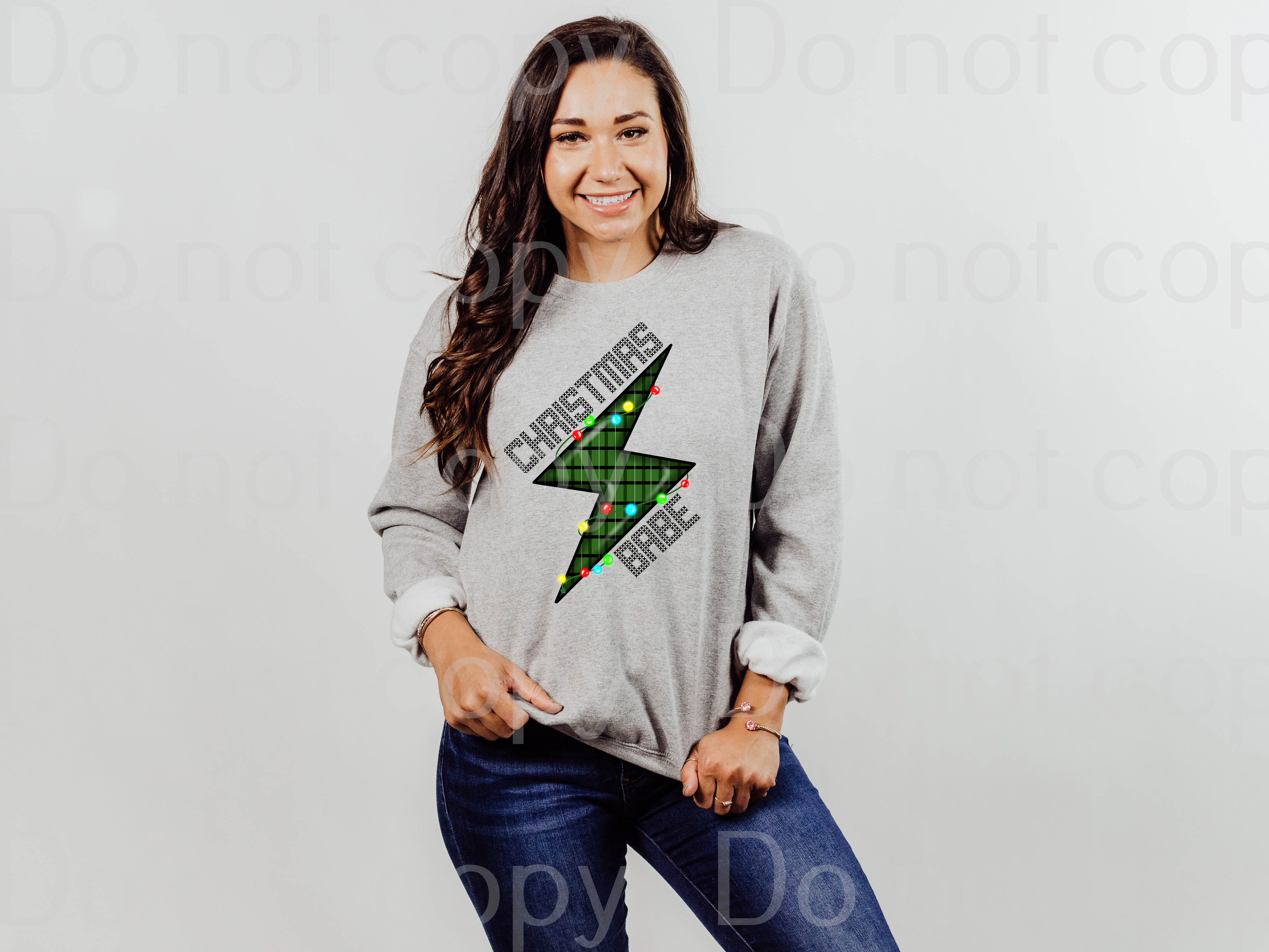 12-03 Christmas Babe DTF TRANSFER ONLY