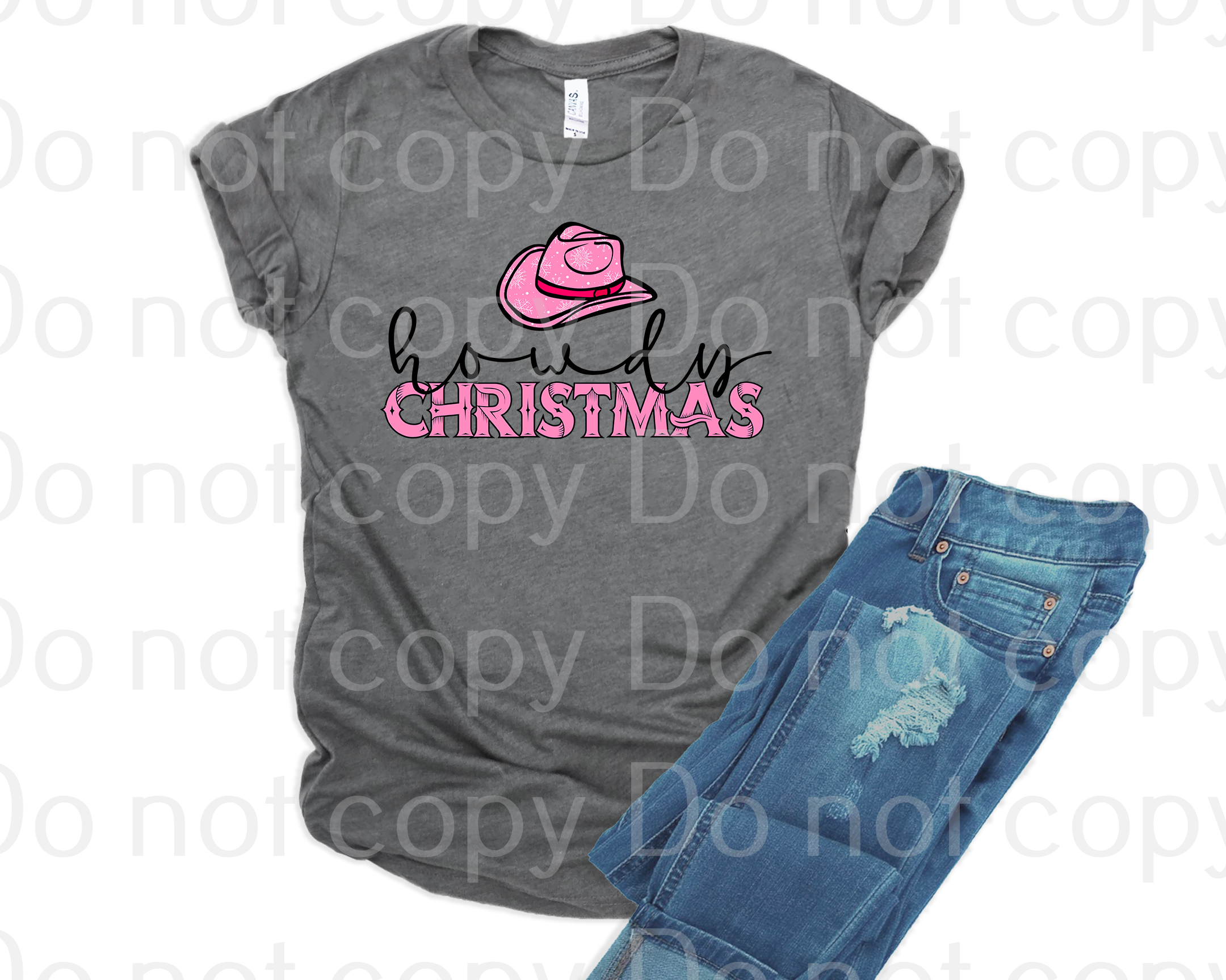 12-26 Howdy Christmas DTF TRANSFER ONLY