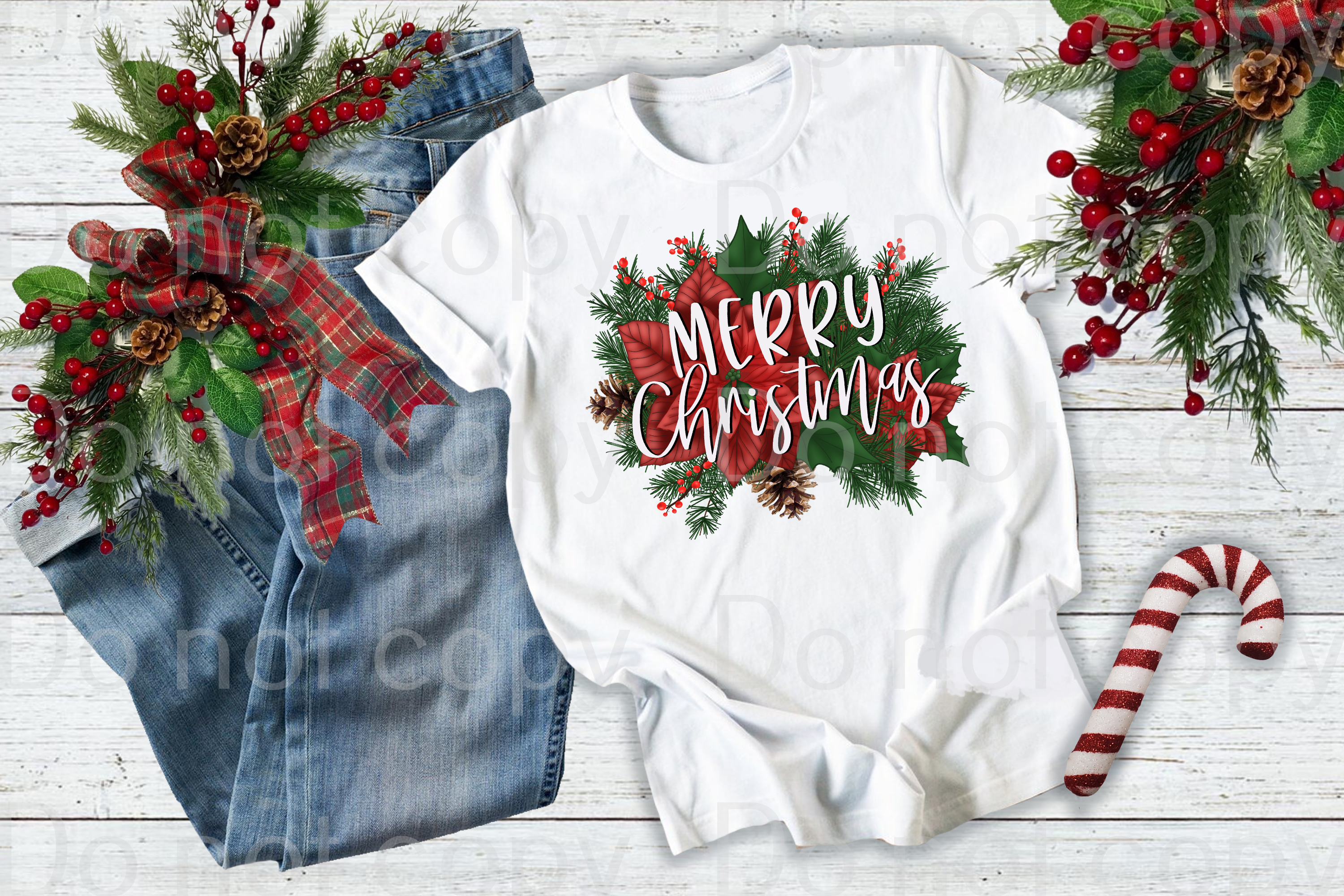 12-09 Merry Christmas DTF TRANSFER ONLY