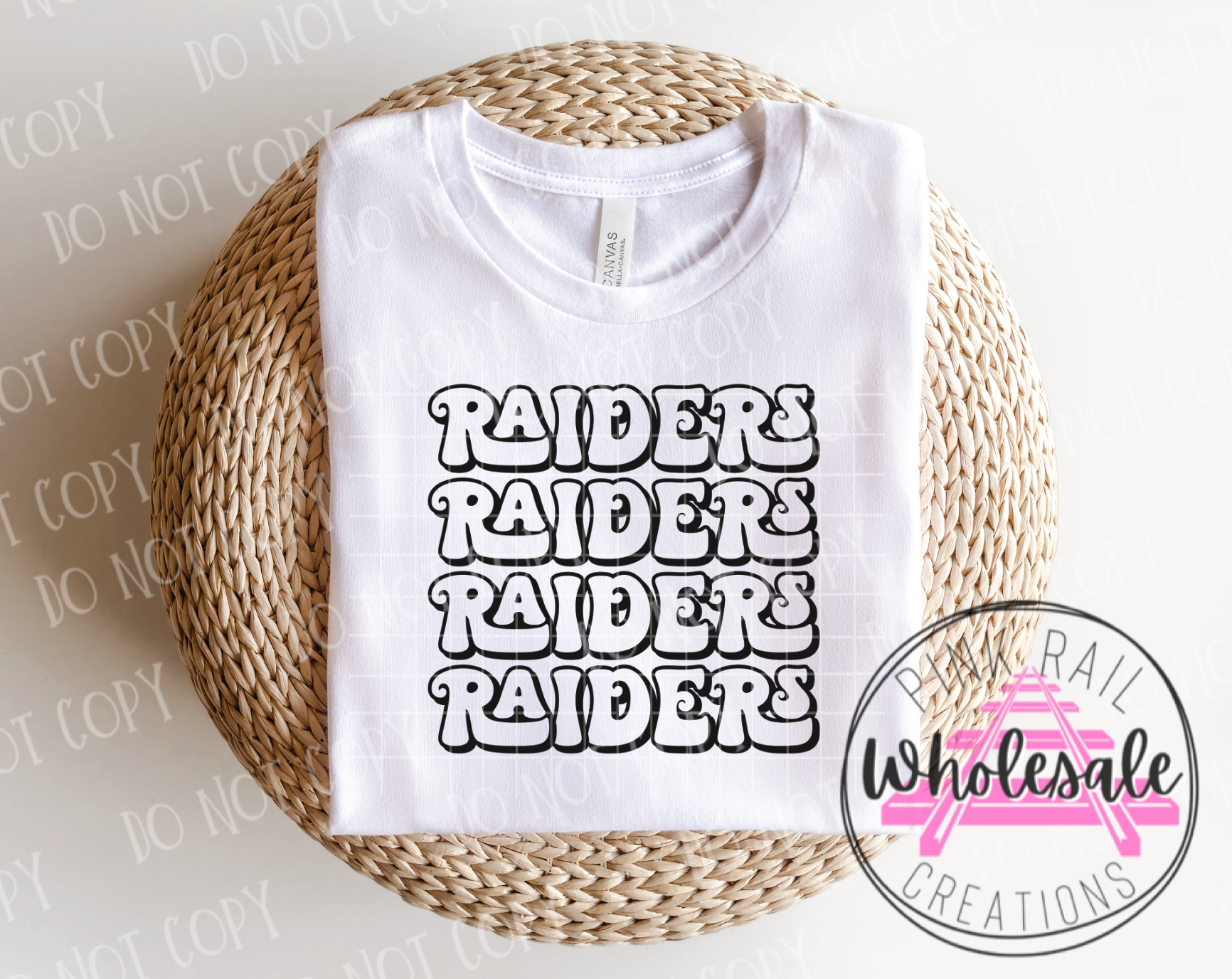 13-32 Raiders Retro Stack DTF ONLY