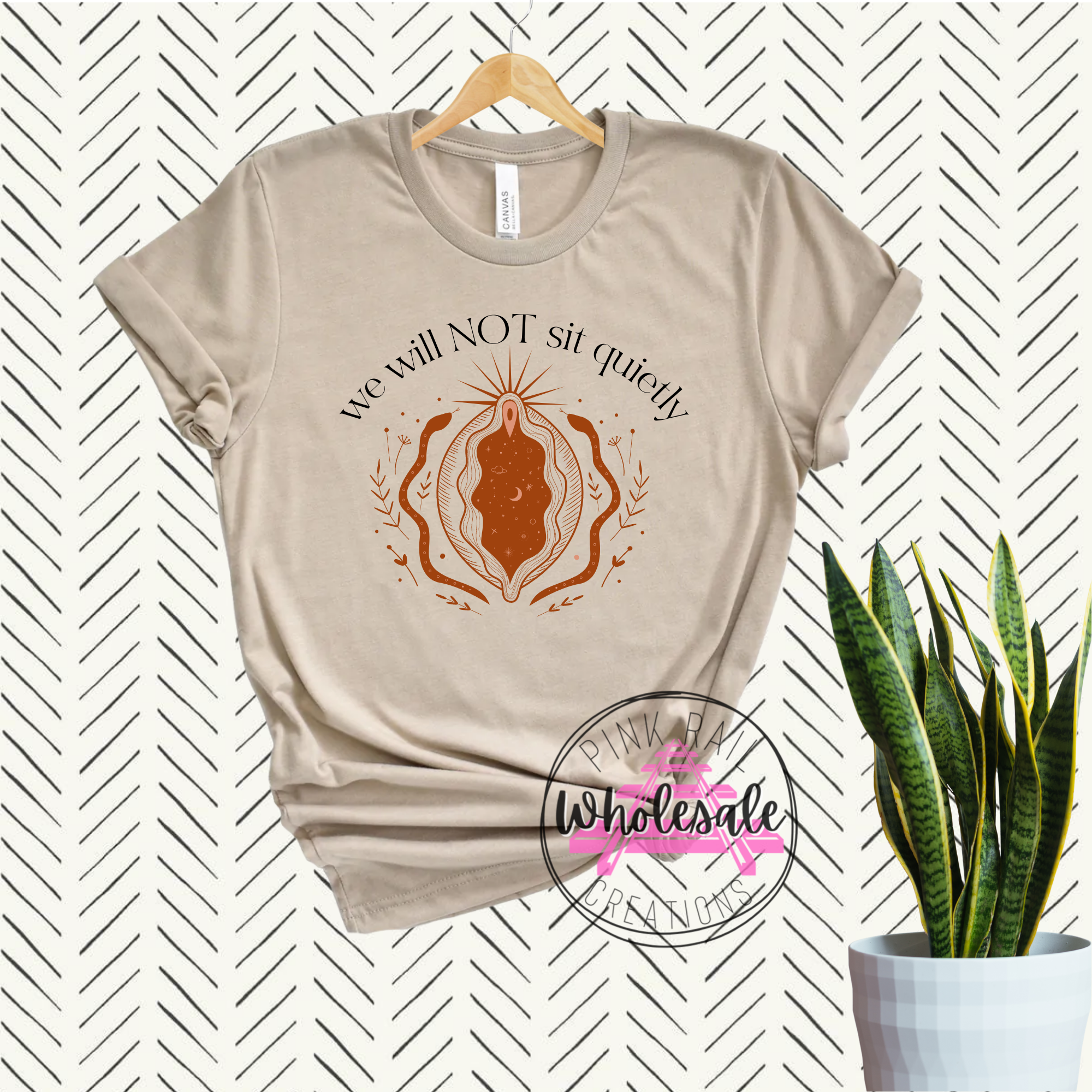 14-14 We will NOT Sit Quietly DTF TRANSFER ONLY