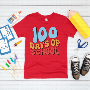 PD-5 Pre-Designed 100 Days of School Sheet (60-inch sheet-DTF TRANSFER ONLY)