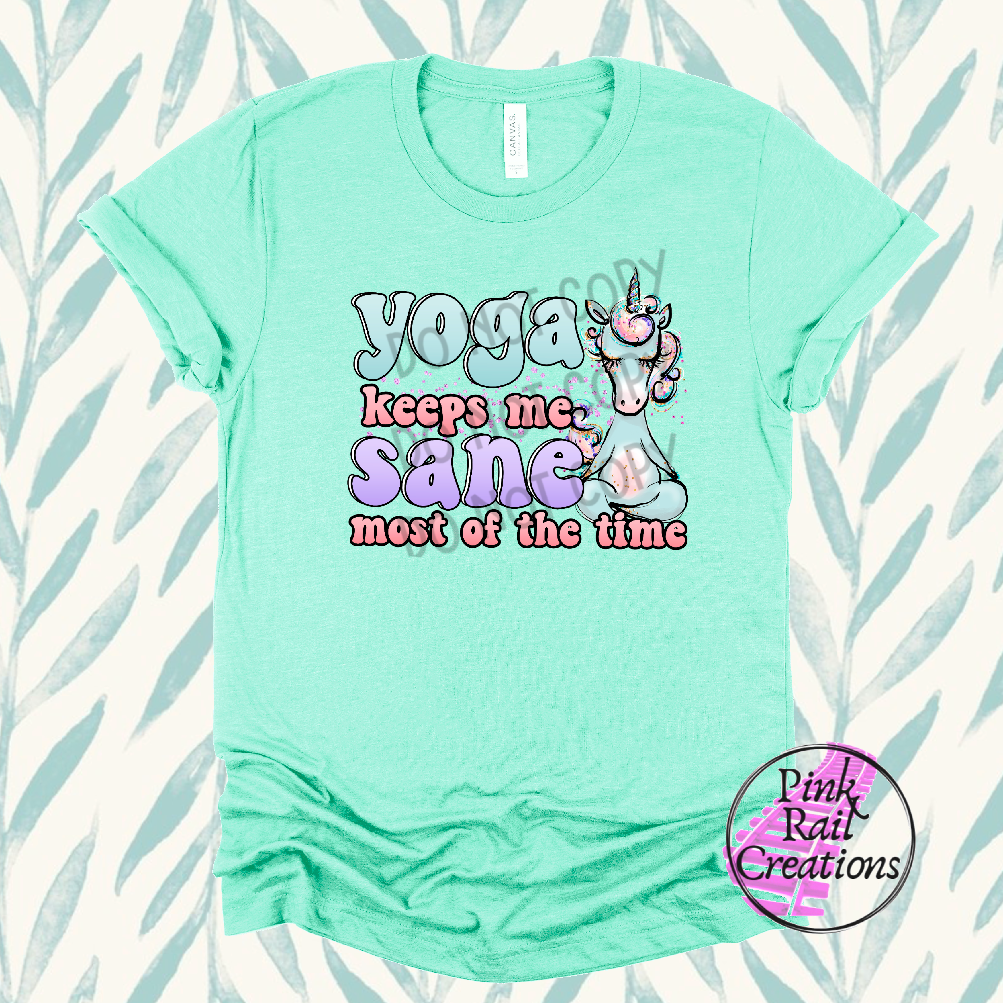 20-02 Yoga Keeps Me Sane - DTF Transfer Only