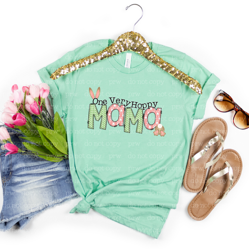 04-40 Very Hoppy Mama Easter DTF TRANSFER ONLY