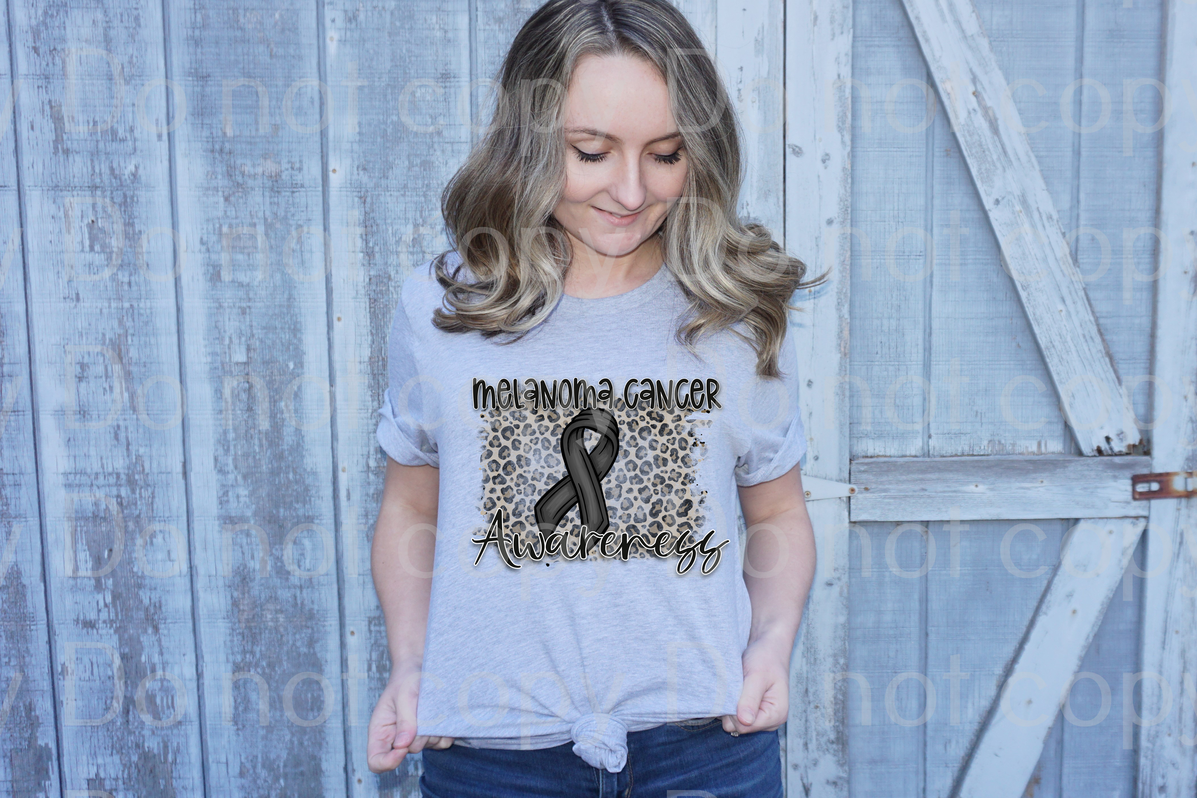 26-42 Melanoma cancer awareness DTF TRANSFER ONLY