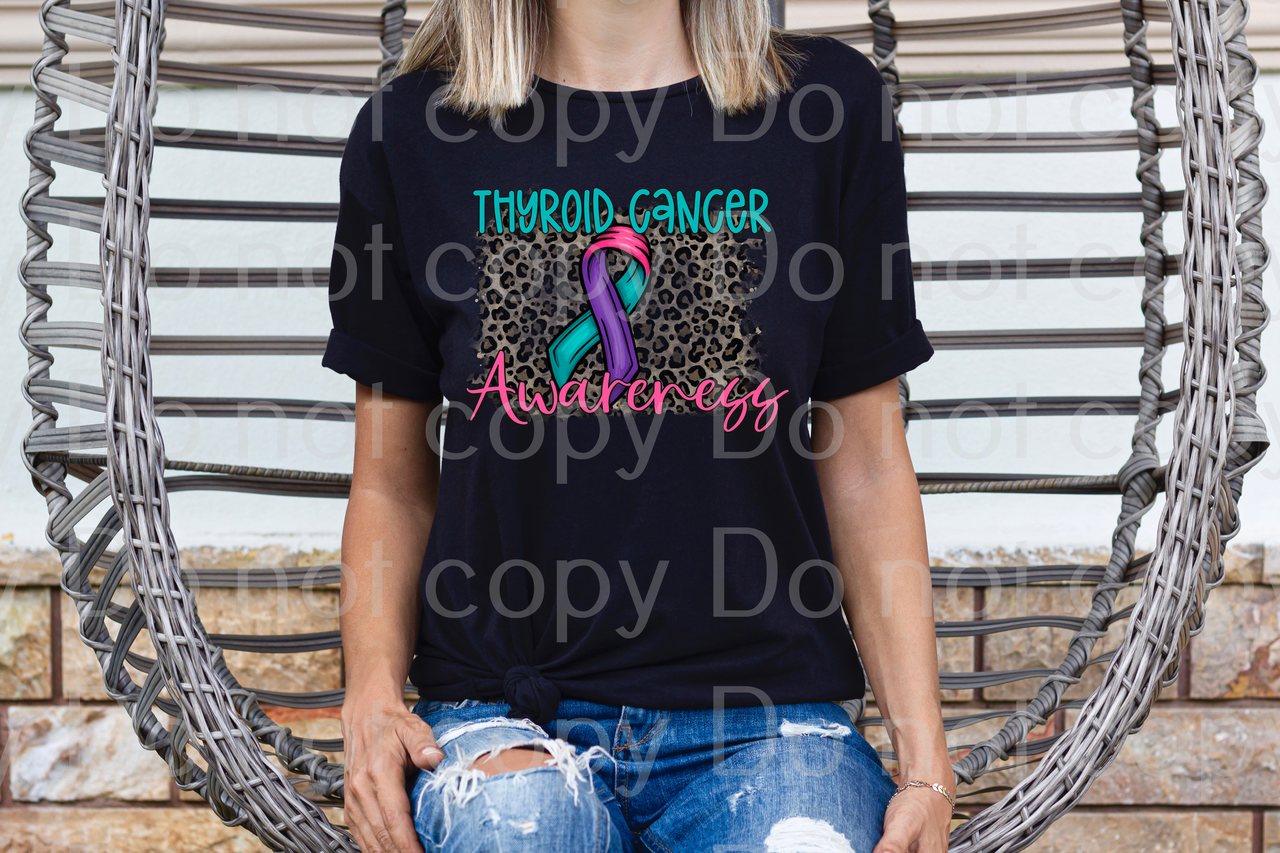 26-43 Thyroid cancer awareness DTF TRANSFER ONLY