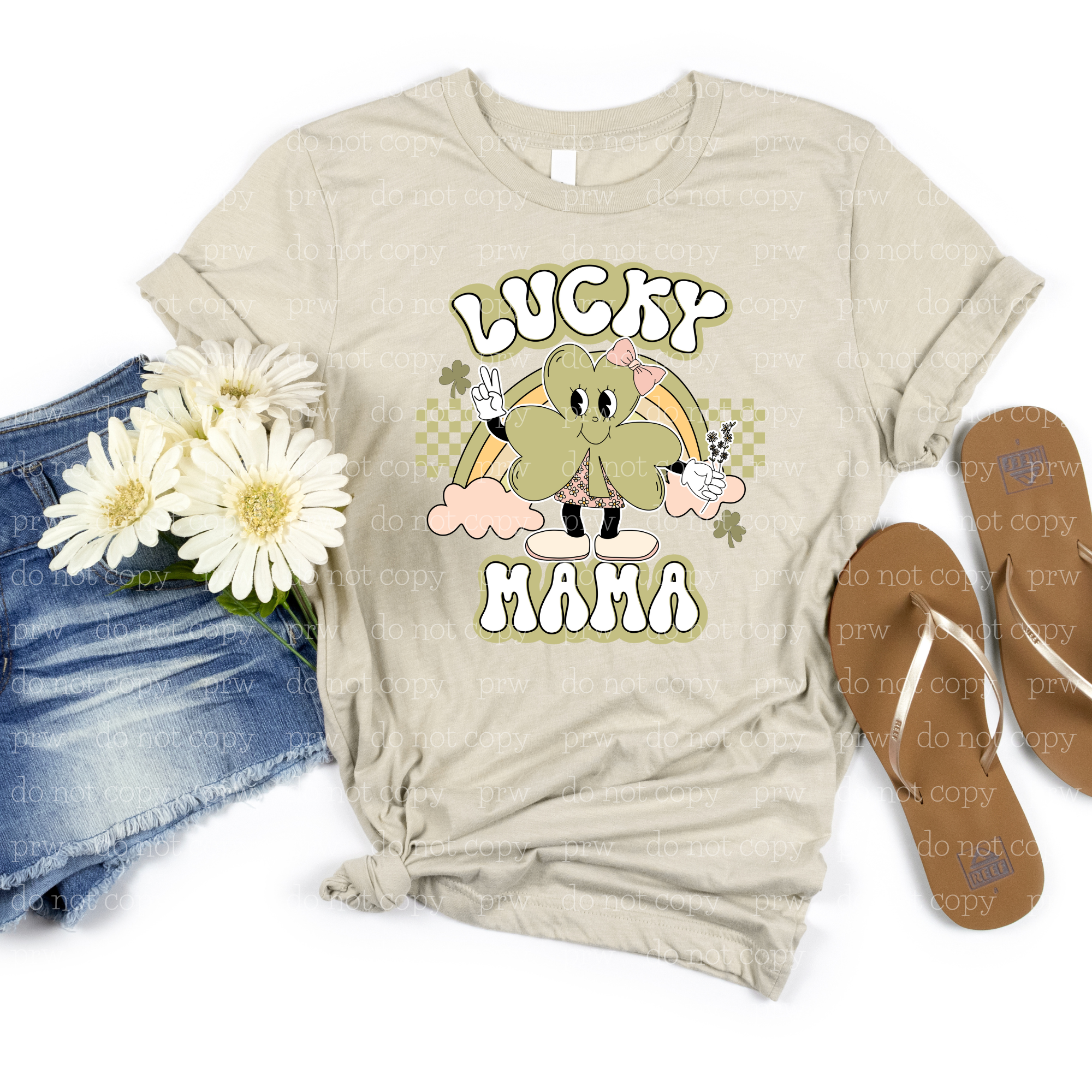 03-08 Lucky Mama DTF TRANSFER ONLY