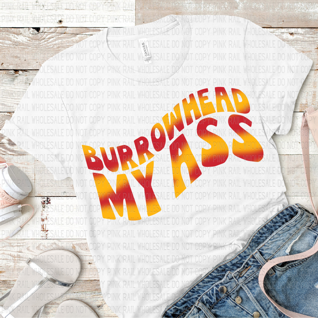 30-02 Burrowhead Wavy Color DTF TRANSFER ONLY