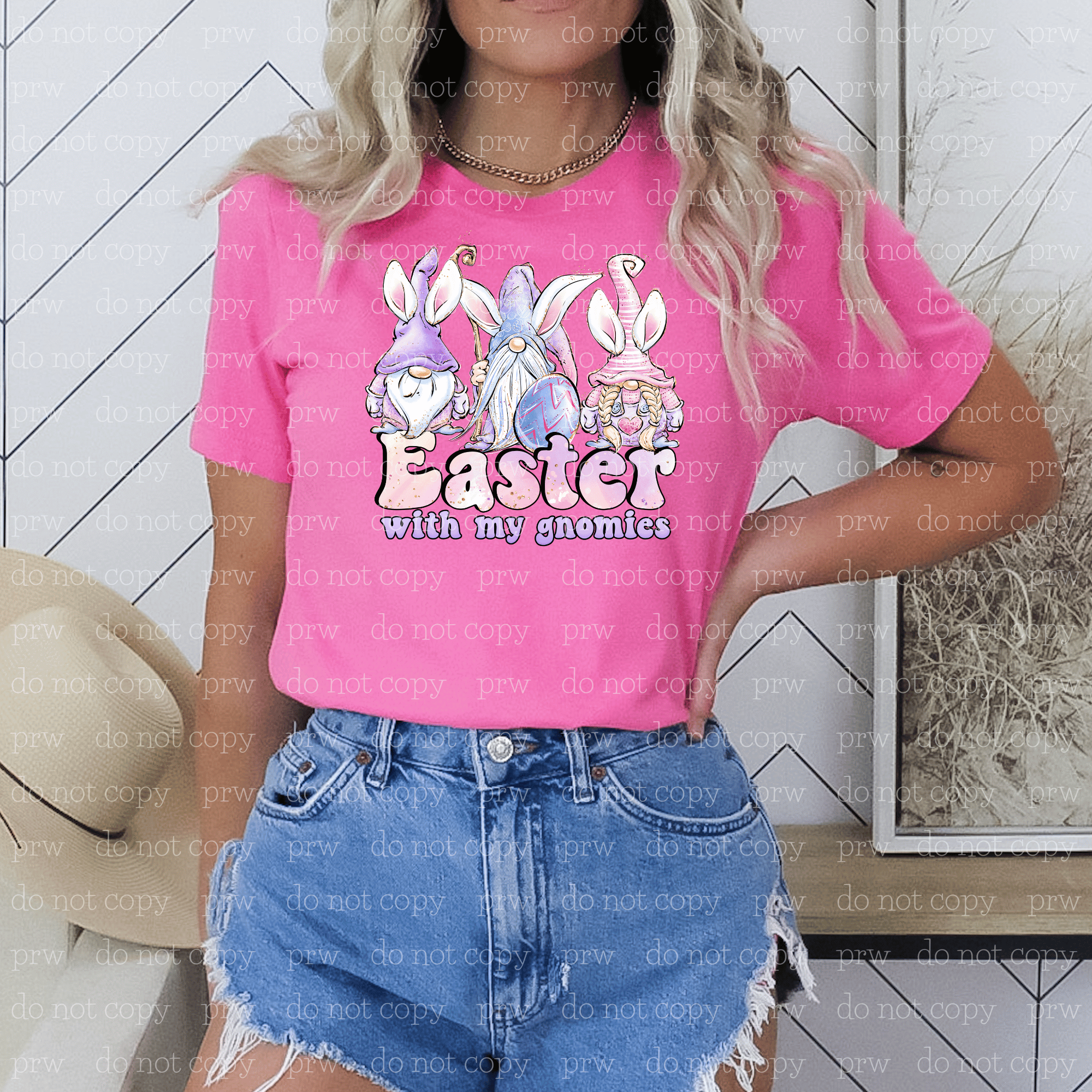 04-03 Easter  With My Gnomies DTF TRANSFER ONLY