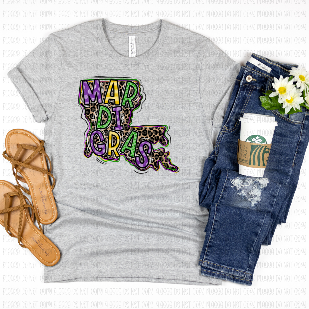 09-05 Mardi LA State DTF TRANSFER ONLY