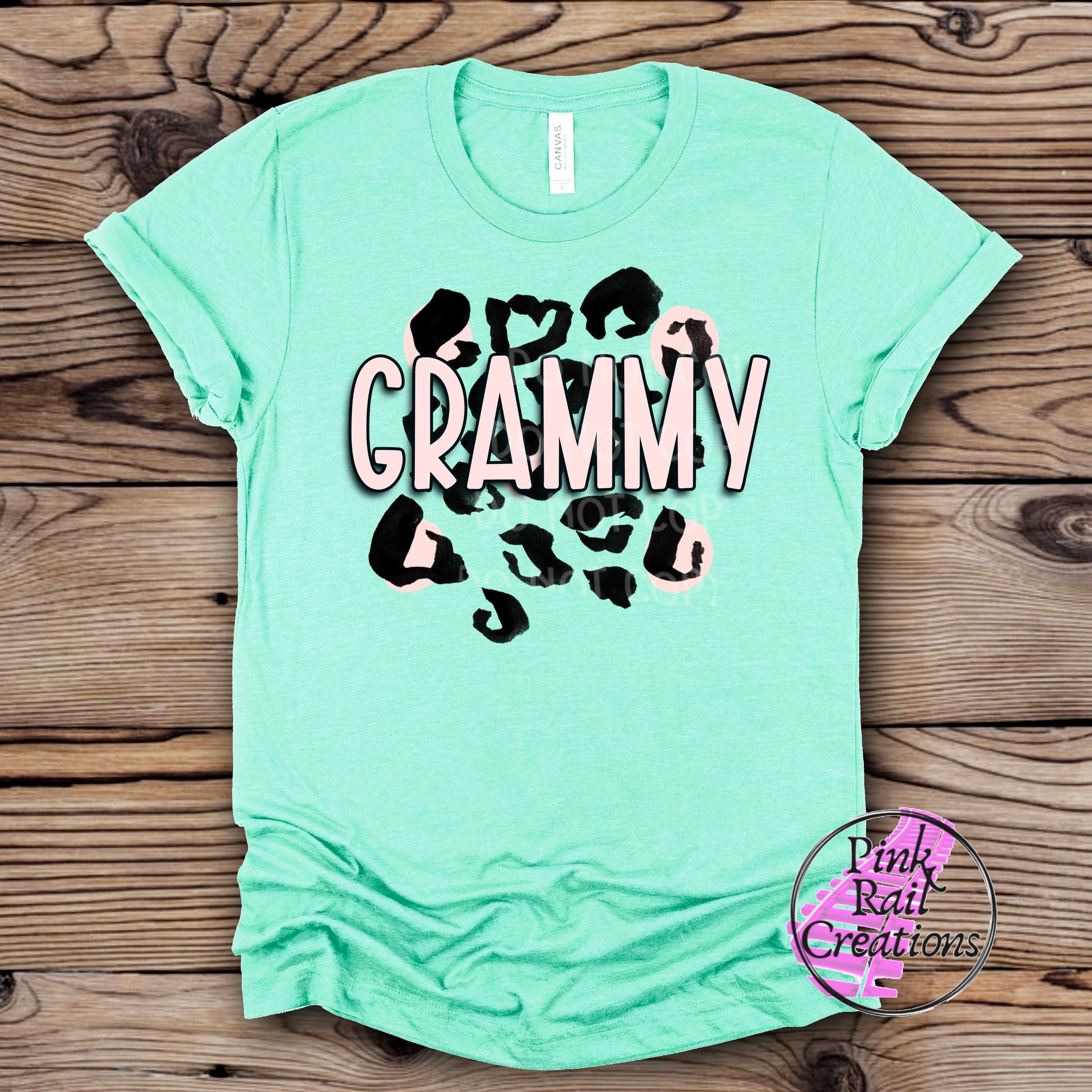 17-08 Grammy Cheetah Print DTF Transfer ONLY